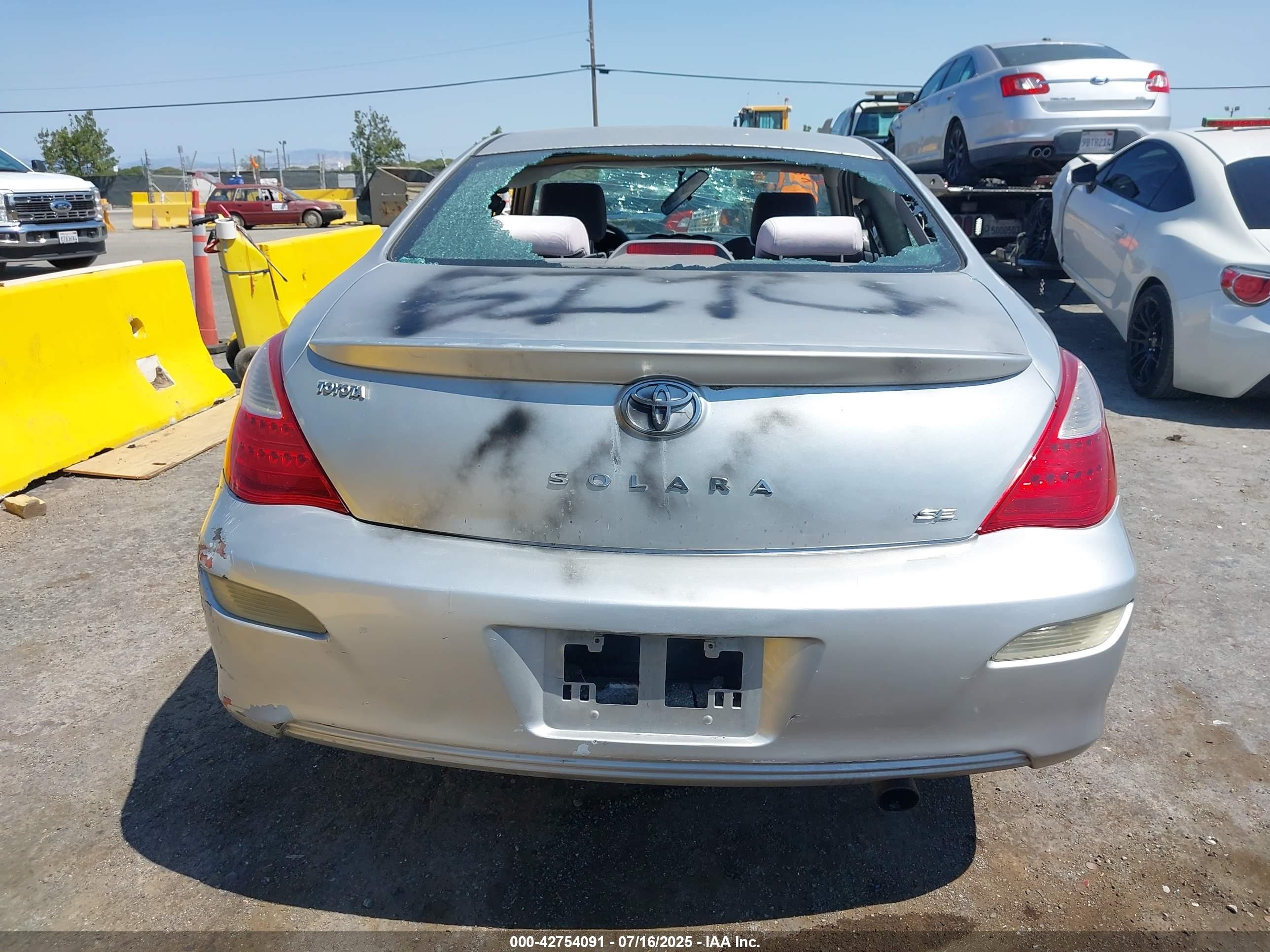 2008 Toyota Camry Solara Se Silver vin: 4T1CE30PX8U763642