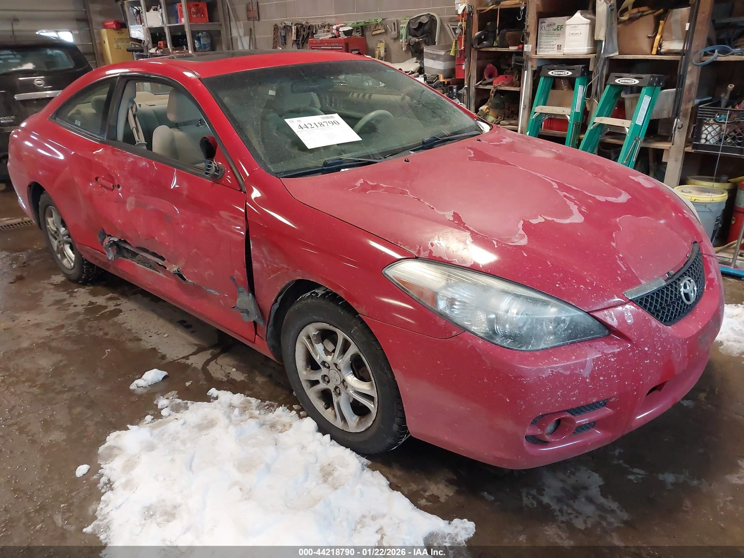 2008 Toyota Camry Solara Se Red vin: 4T1CE30PX8U765214