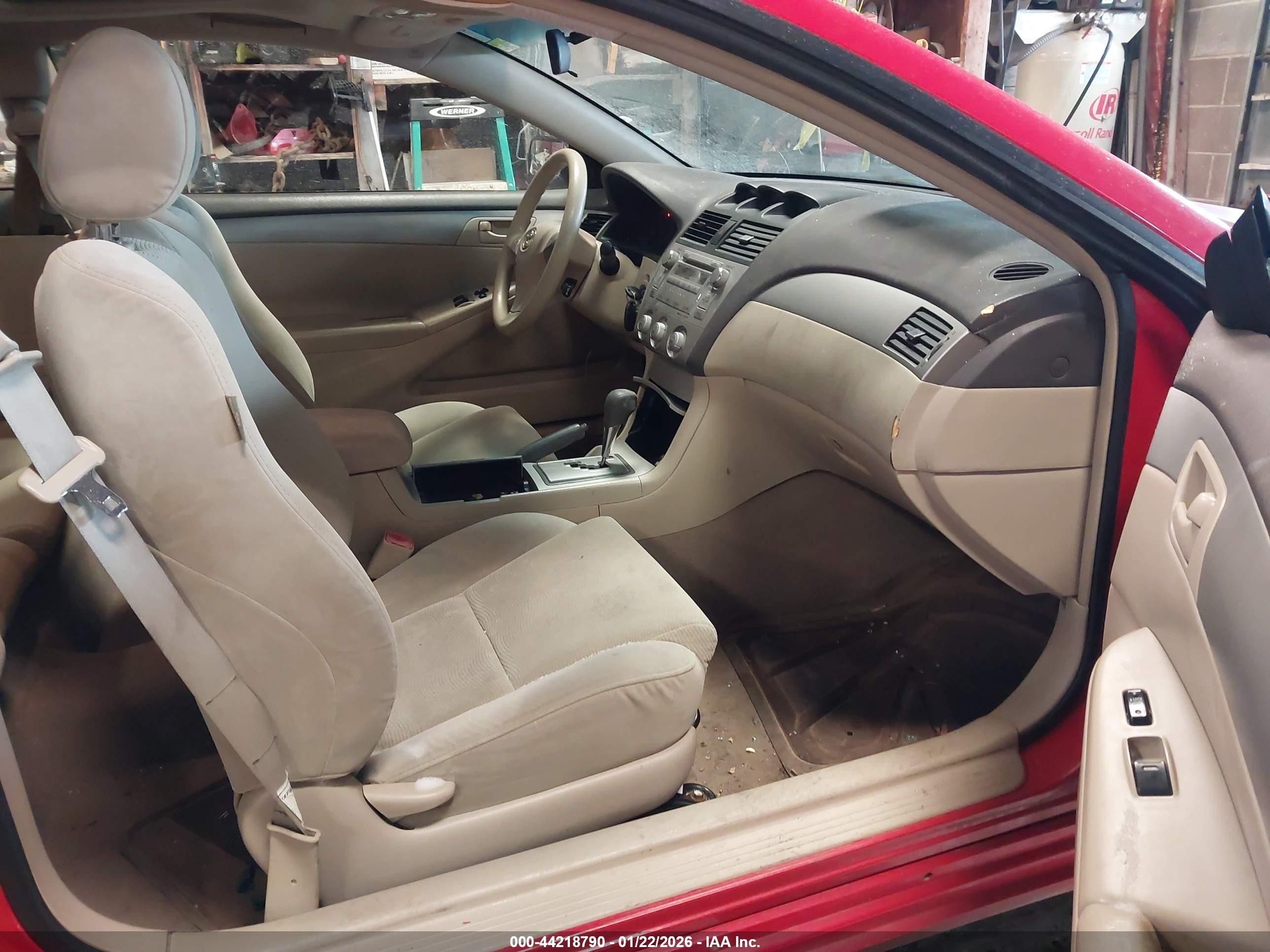 2008 Toyota Camry Solara Se Red vin: 4T1CE30PX8U765214