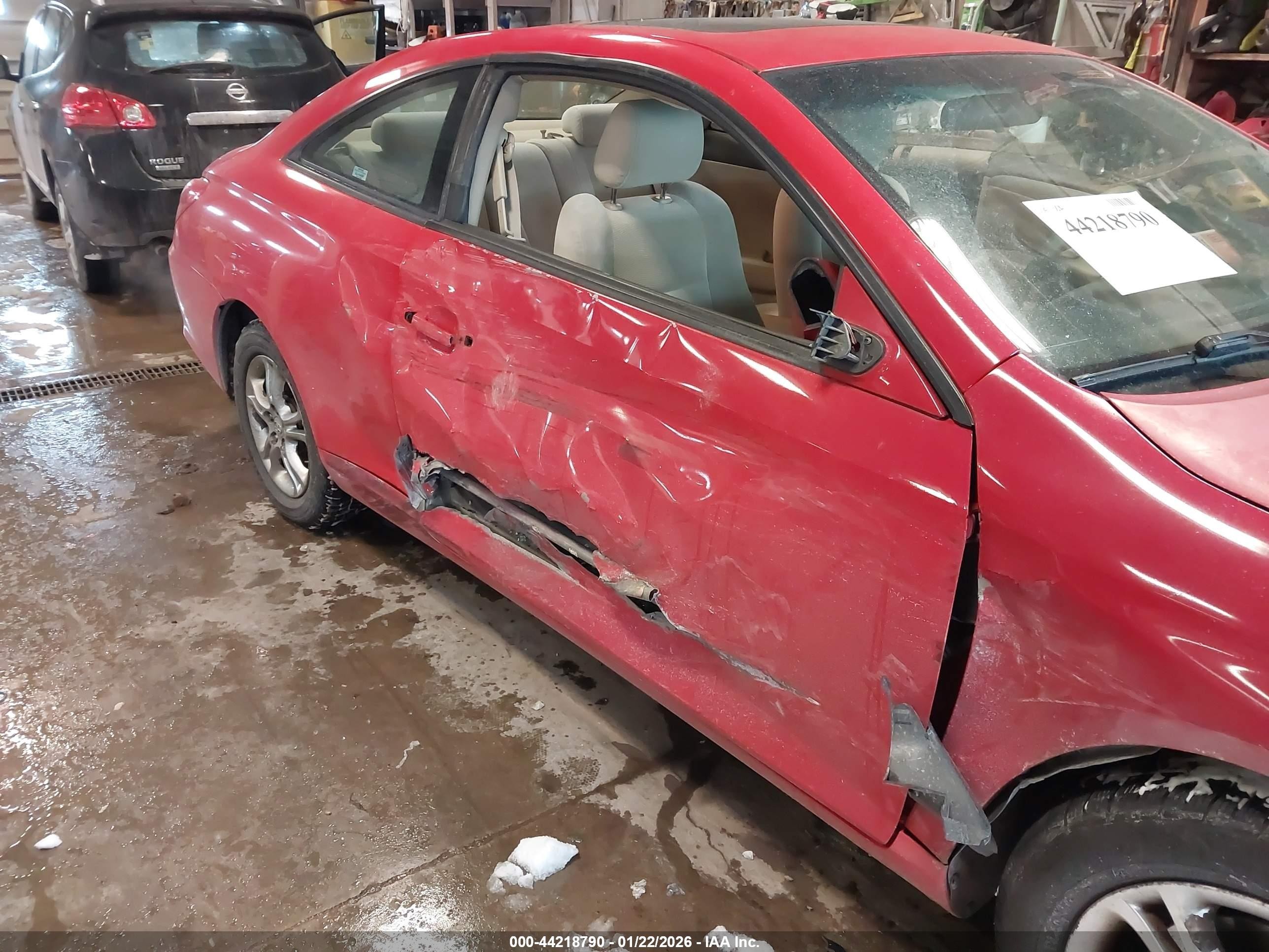 2008 Toyota Camry Solara Se Red vin: 4T1CE30PX8U765214