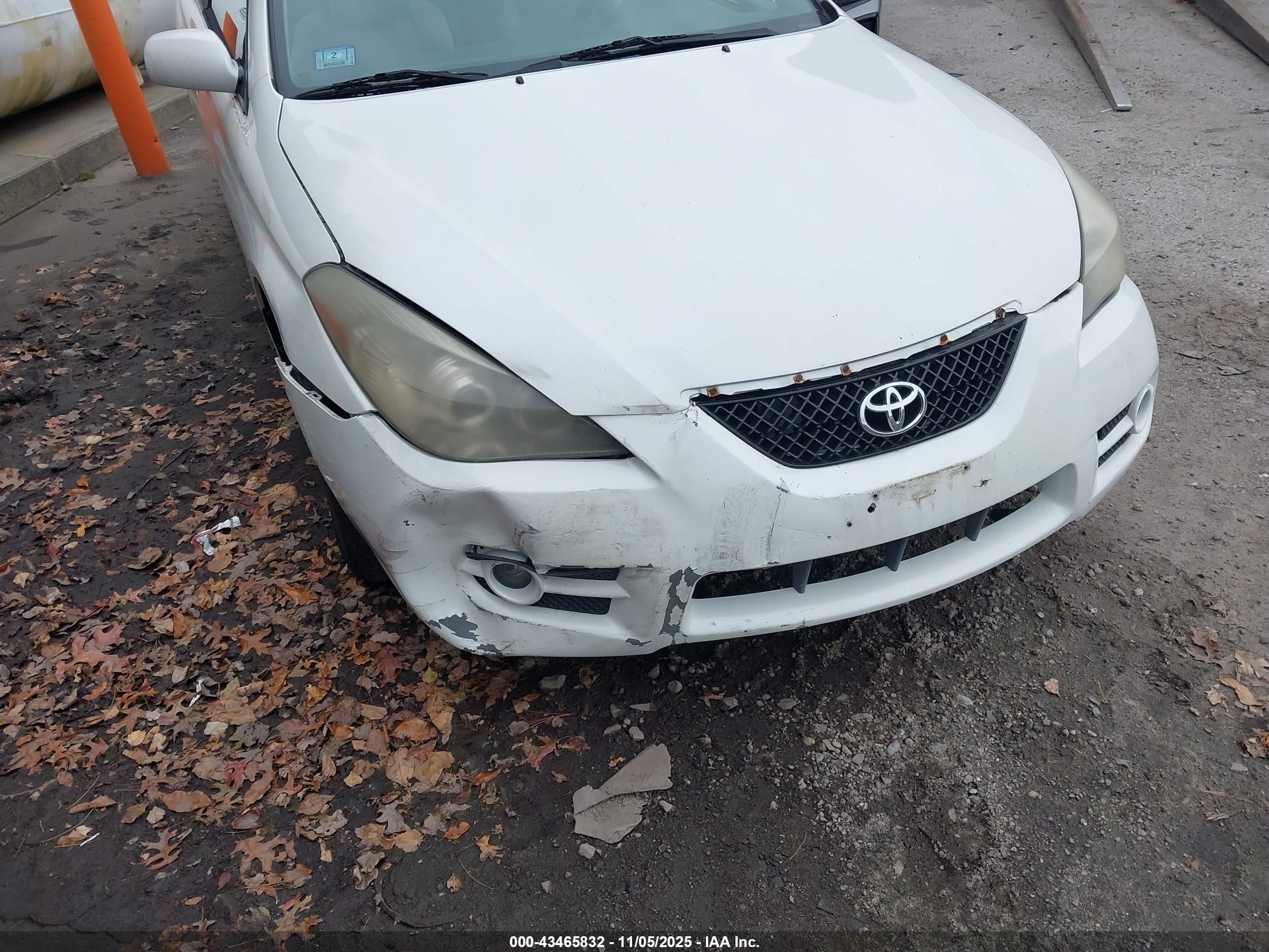 2008 Toyota Camry Solara Se White vin: 4T1CE30PX8U766038