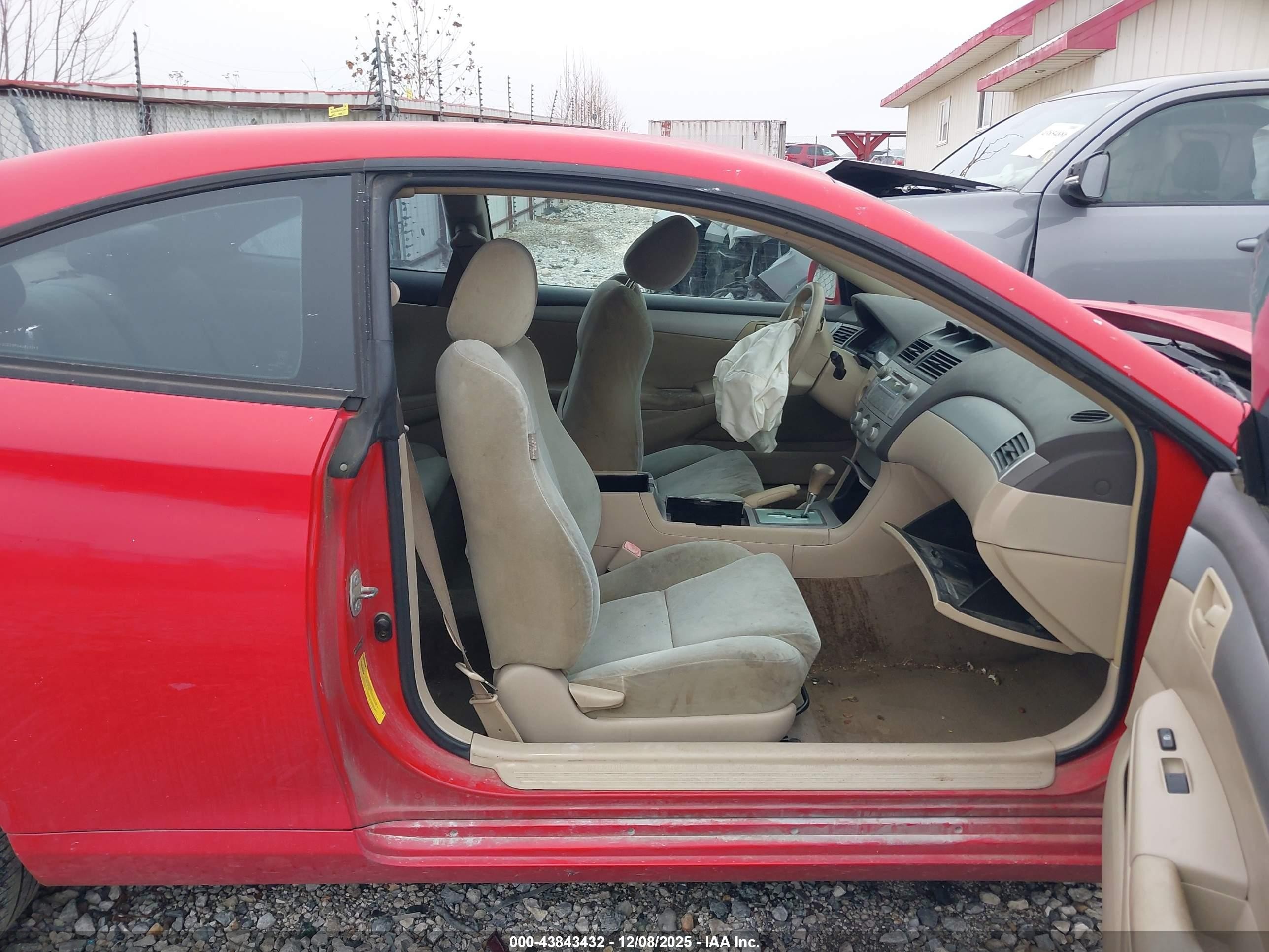 2004 Toyota Camry Solara Se Красный vin: 4T1CE38P04U815245