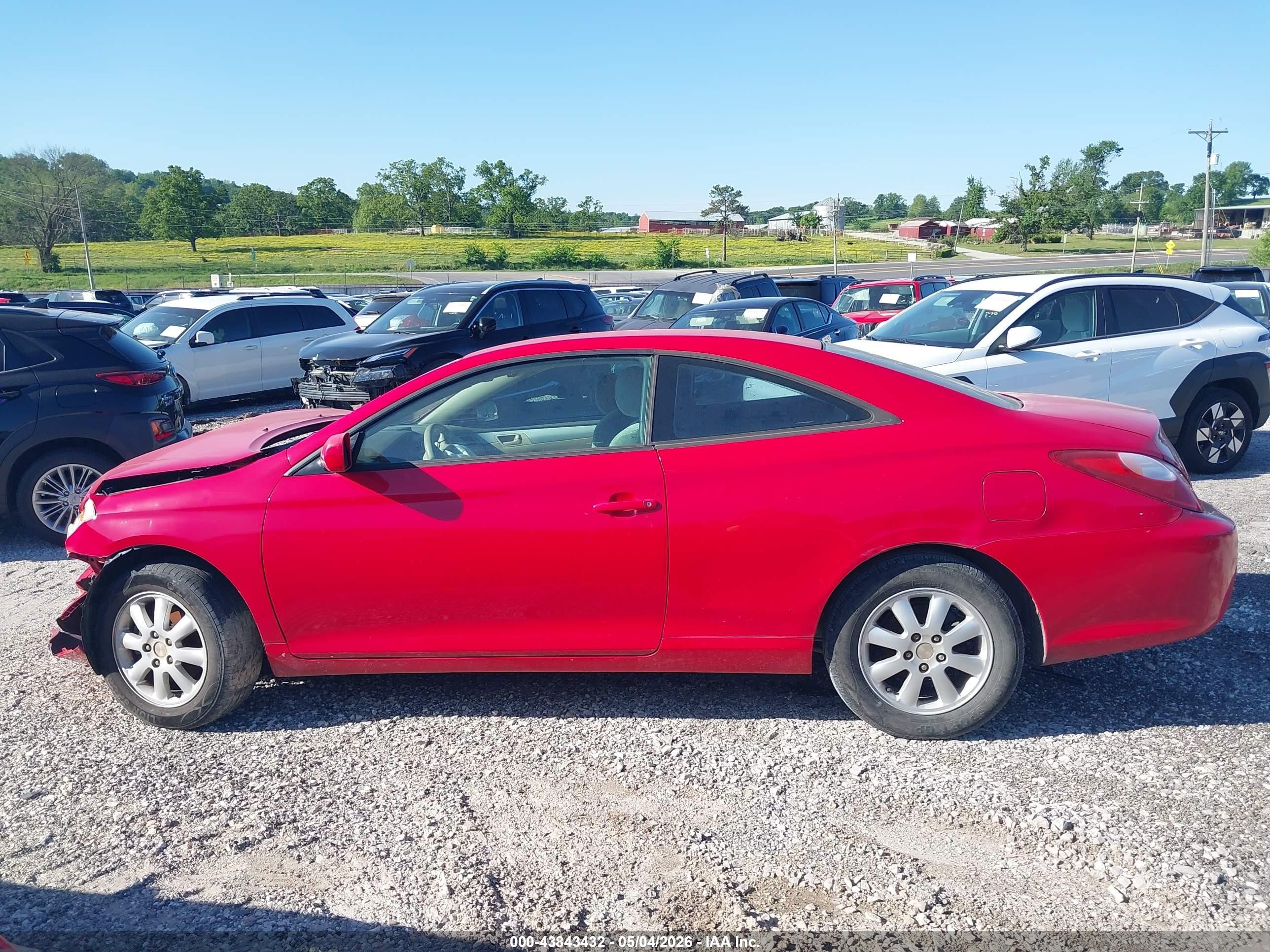 2004 Toyota Camry Solara Se Красный vin: 4T1CE38P04U815245