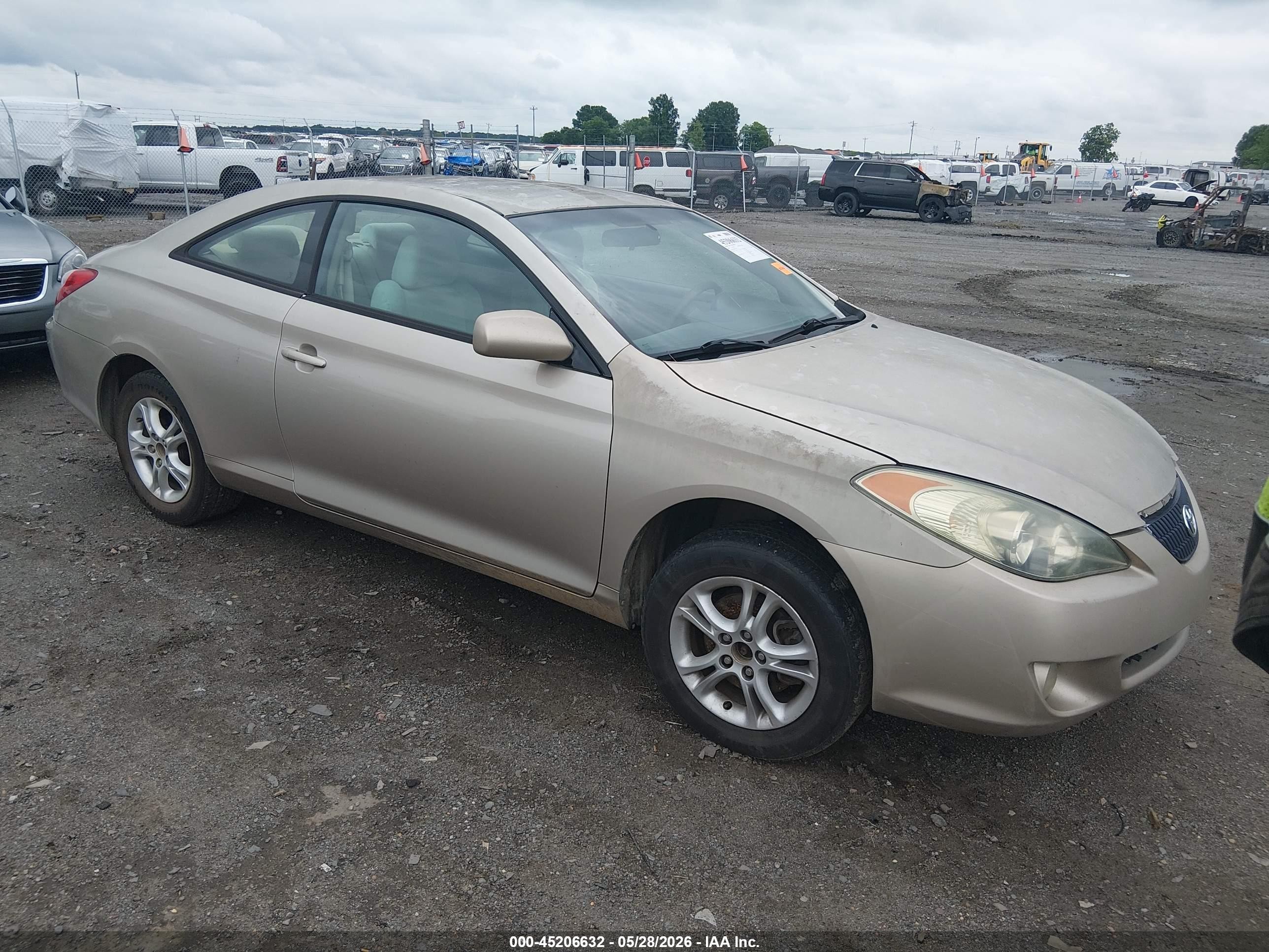 2004 Toyota Camry Solara Se Gold vin: 4T1CE38P04U887210
