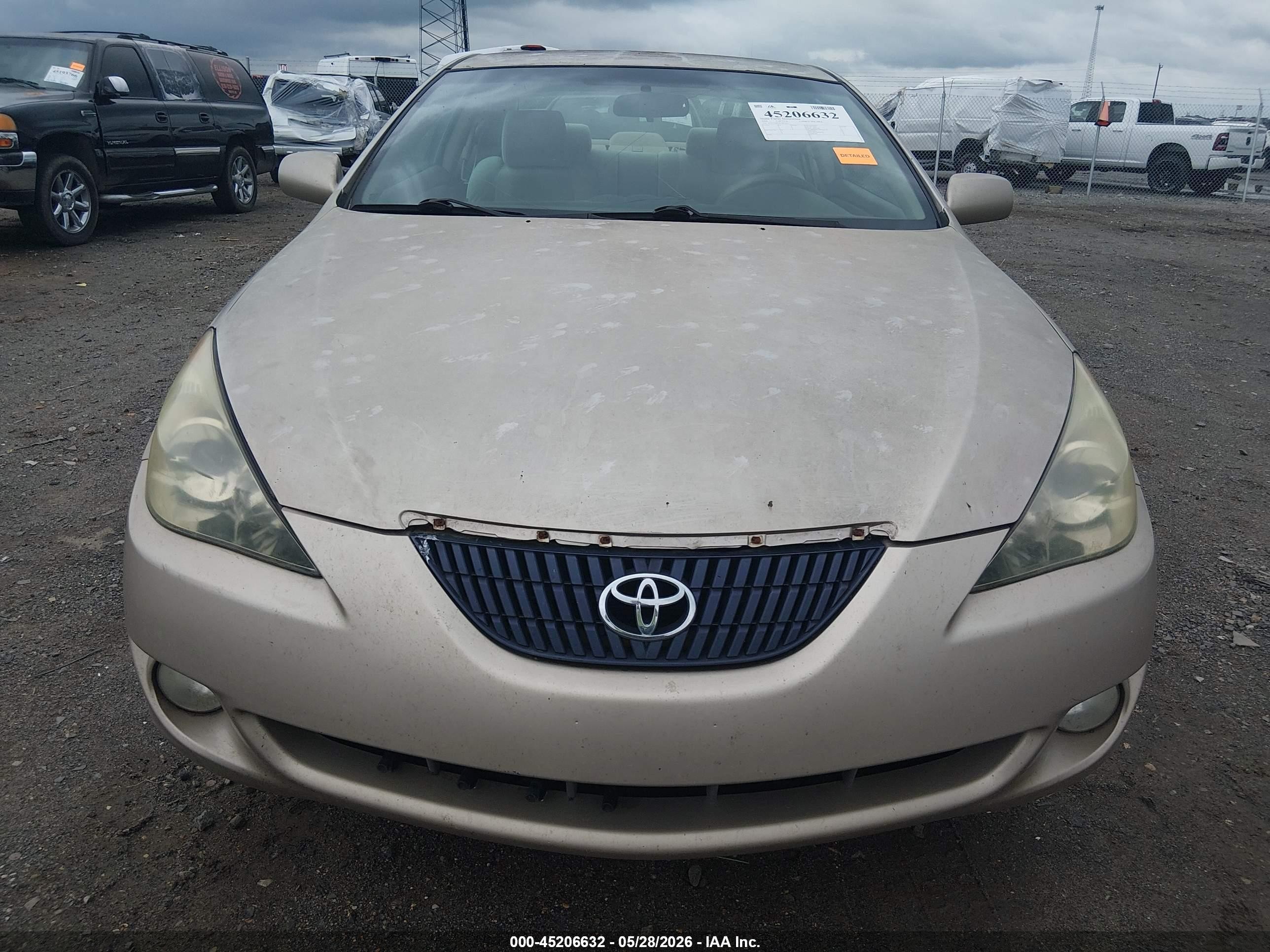2004 Toyota Camry Solara Se Gold vin: 4T1CE38P04U887210