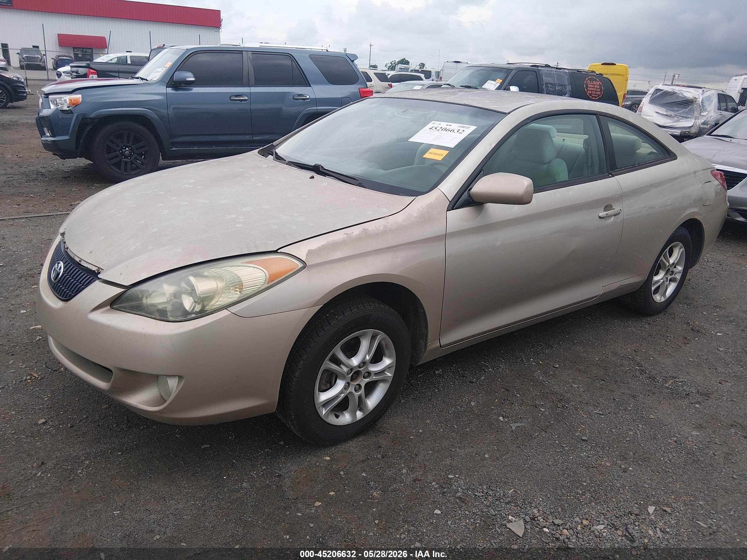 2004 Toyota Camry Solara Se Gold vin: 4T1CE38P04U887210