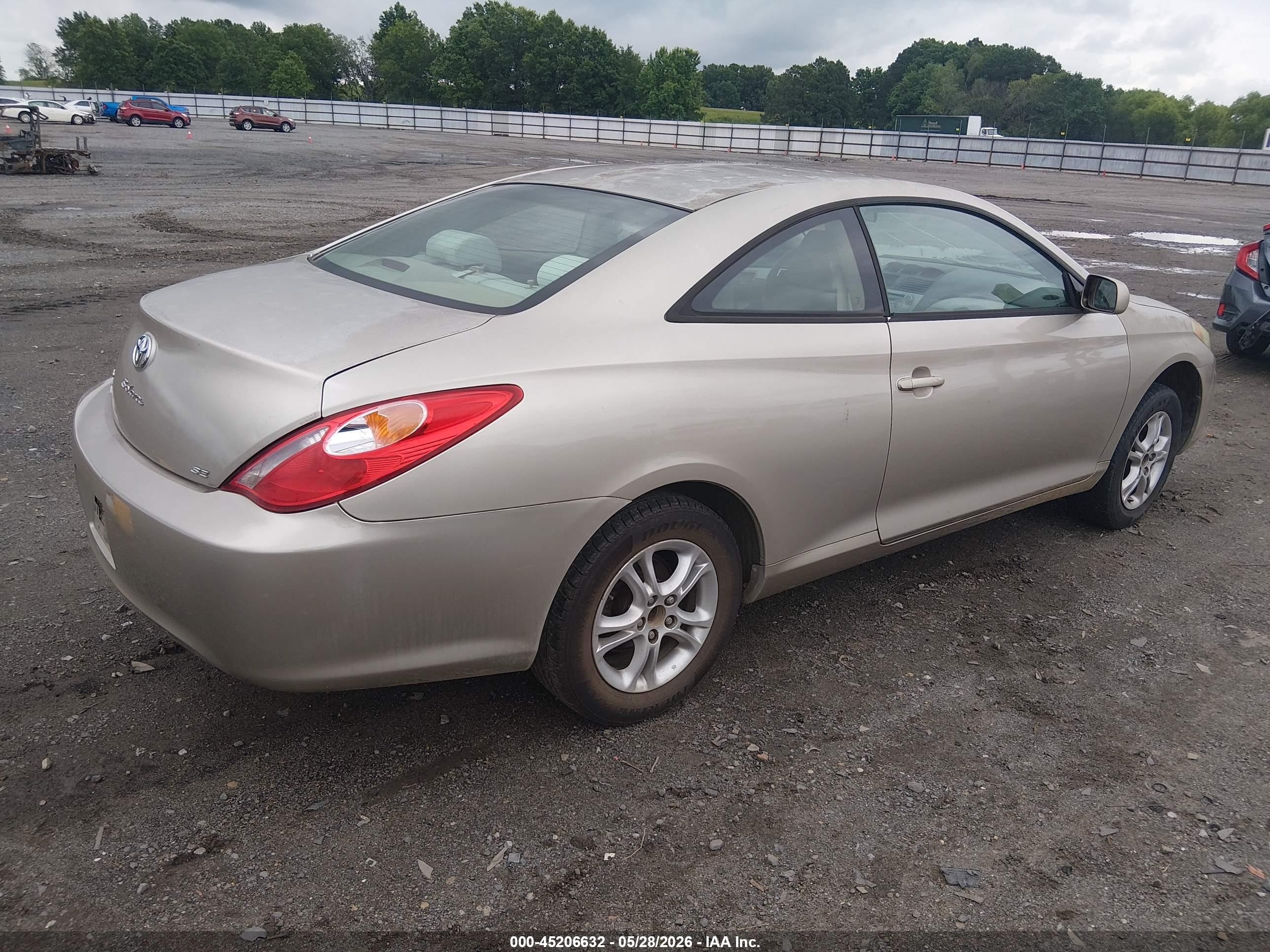 2004 Toyota Camry Solara Se Gold vin: 4T1CE38P04U887210