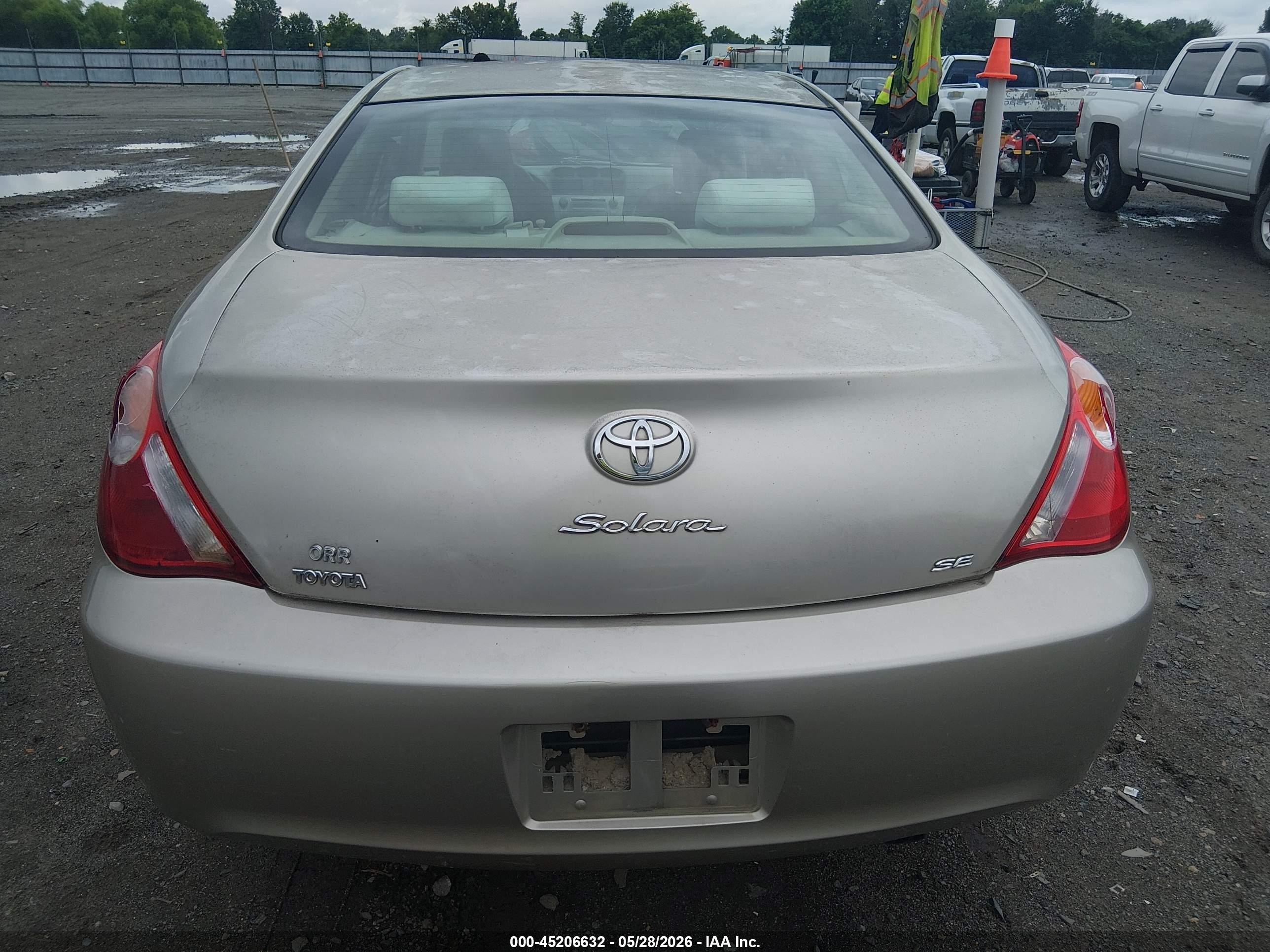 2004 Toyota Camry Solara Se Gold vin: 4T1CE38P04U887210