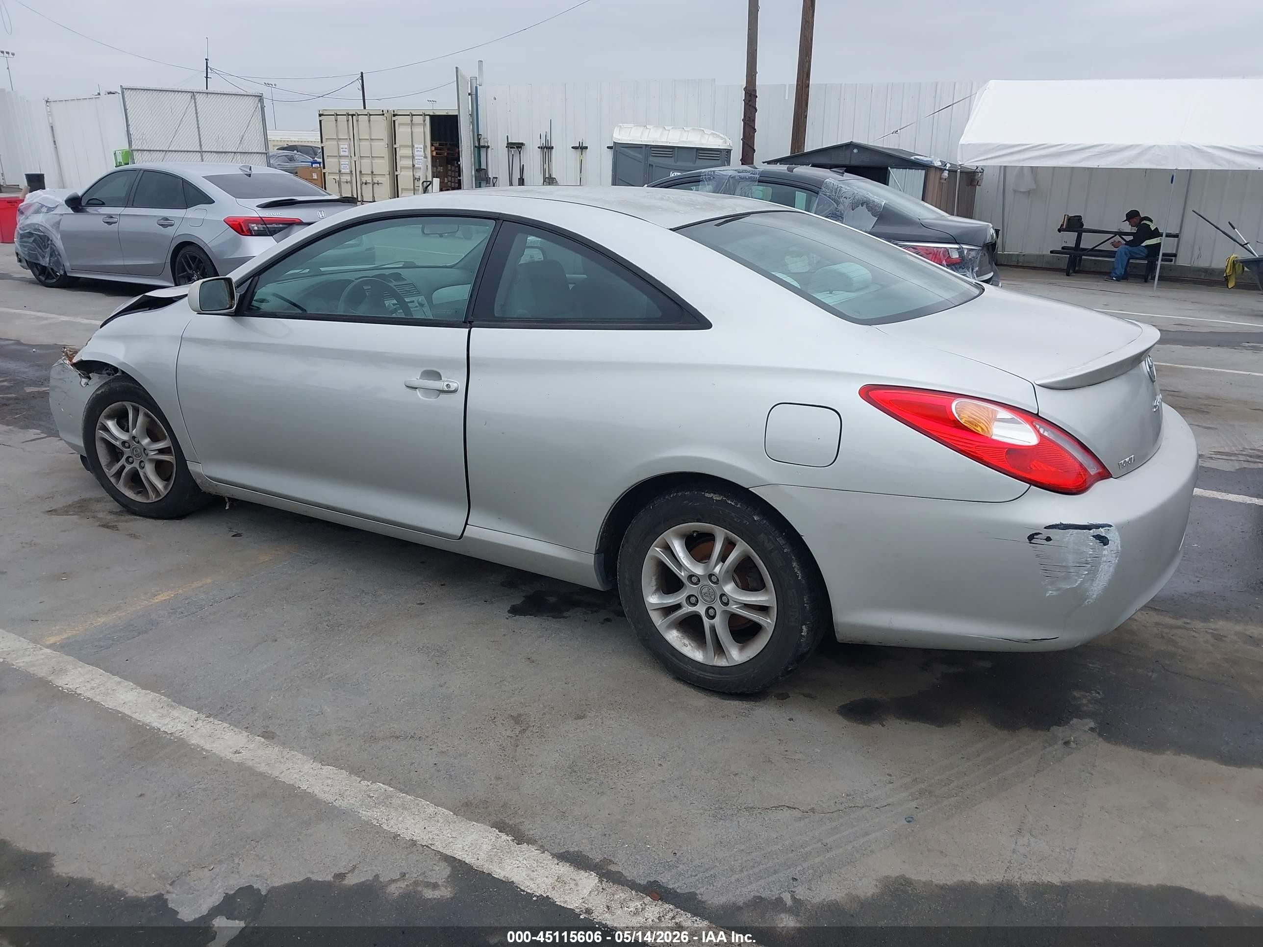 2005 Toyota Camry Solara Se Silver vin: 4T1CE38P05U995697