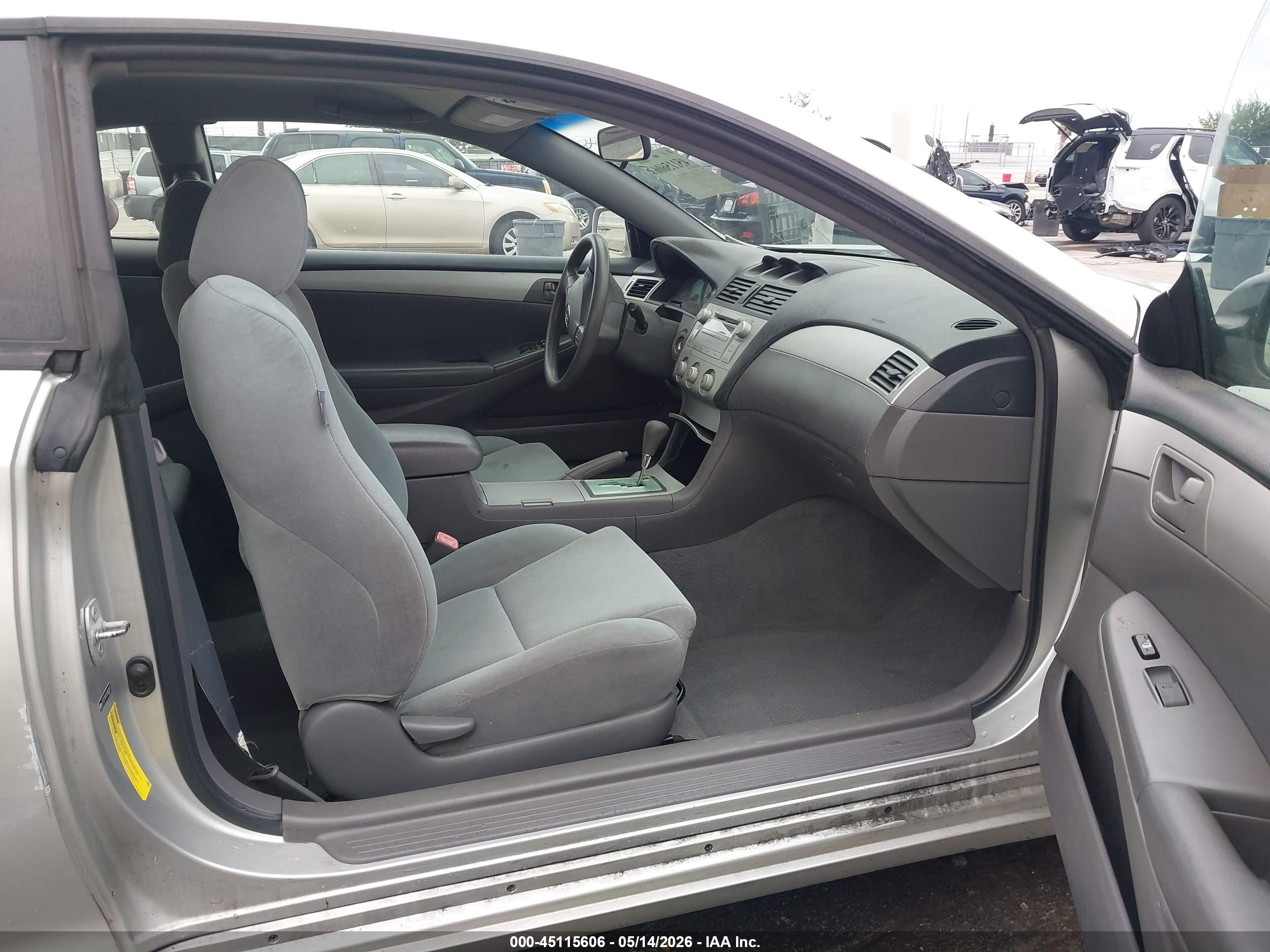2005 Toyota Camry Solara Se Silver vin: 4T1CE38P05U995697