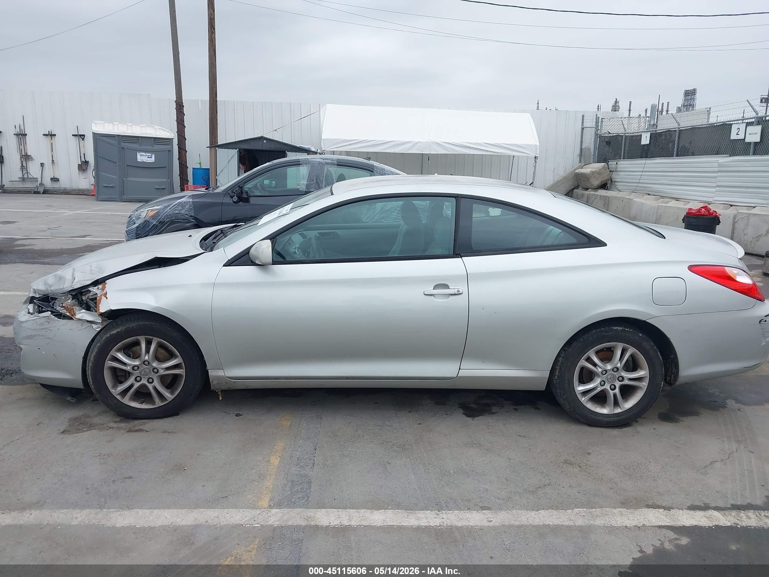 2005 Toyota Camry Solara Se Silver vin: 4T1CE38P05U995697