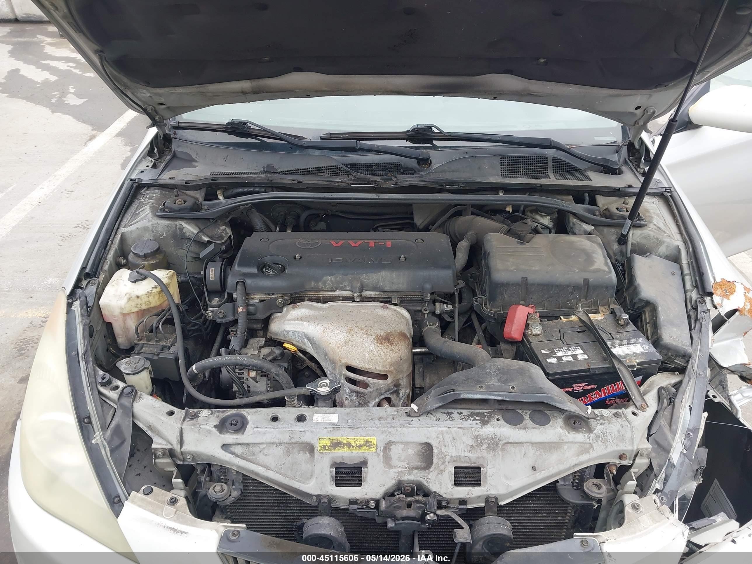 2005 Toyota Camry Solara Se Silver vin: 4T1CE38P05U995697