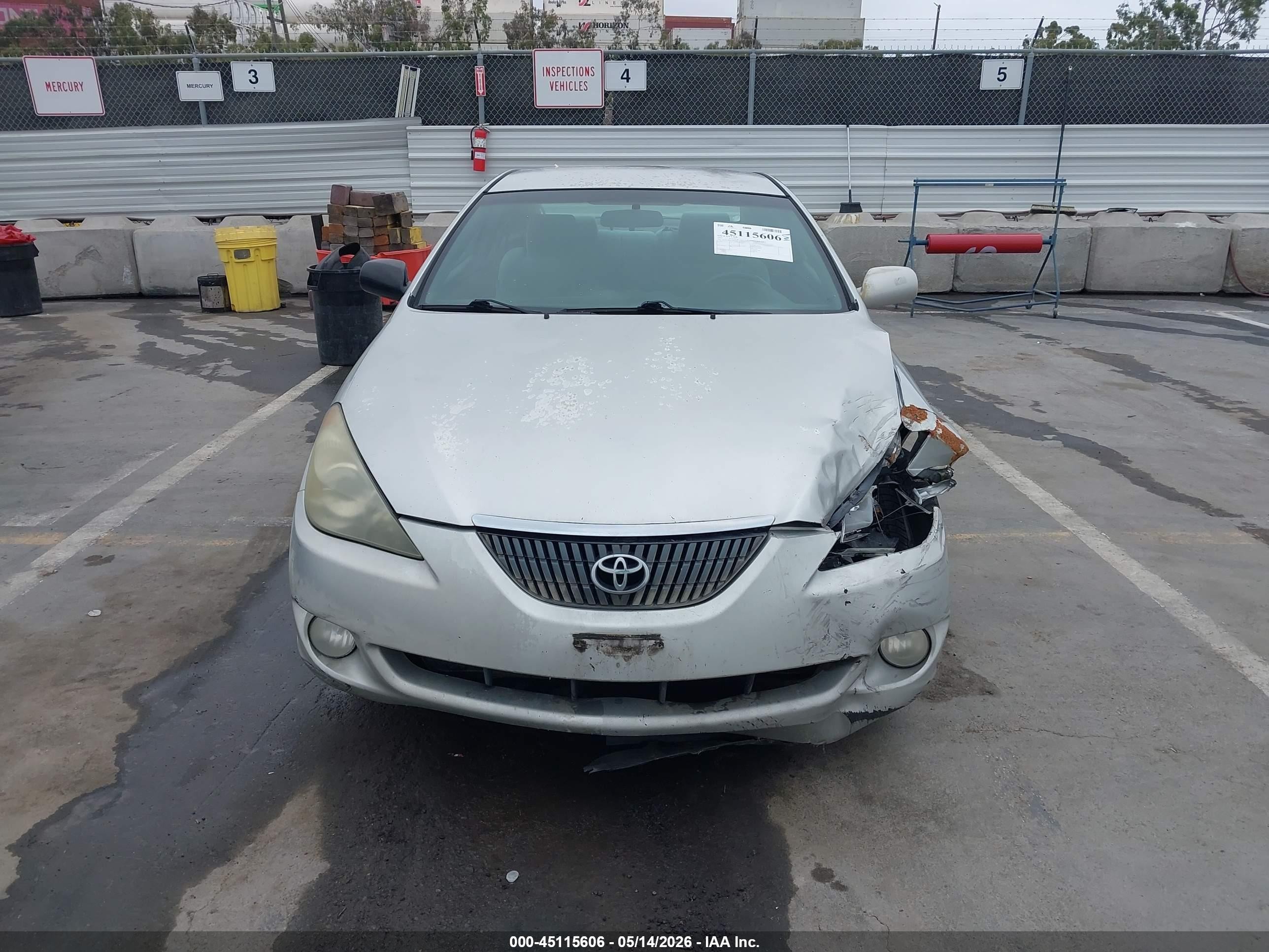 2005 Toyota Camry Solara Se Silver vin: 4T1CE38P05U995697