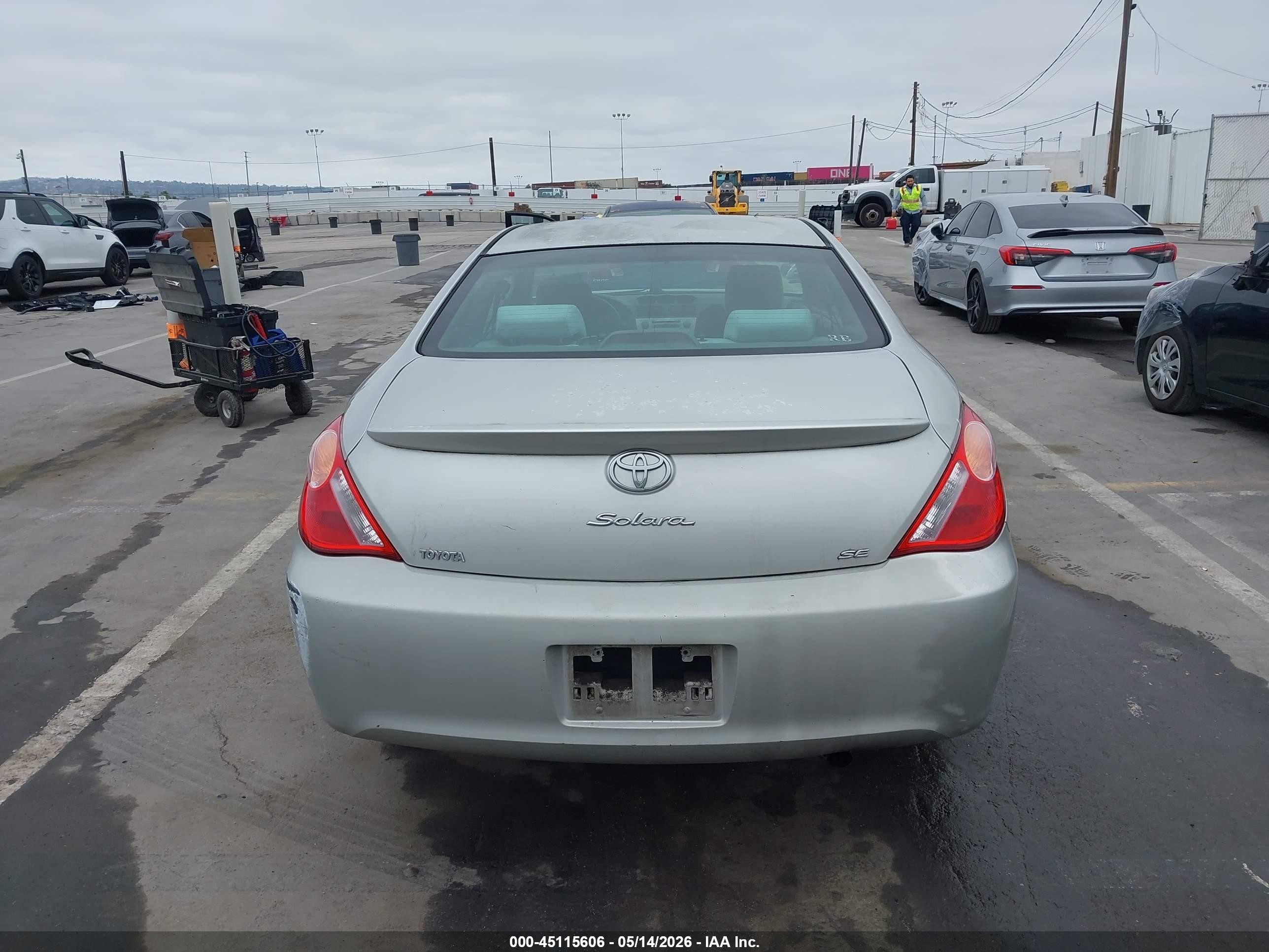 2005 Toyota Camry Solara Se Silver vin: 4T1CE38P05U995697