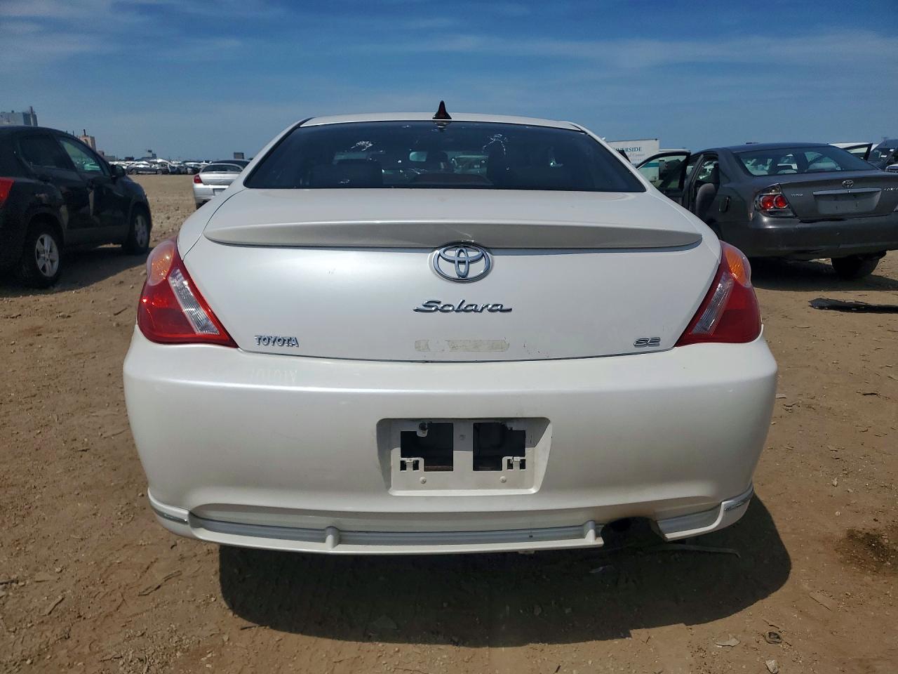2006 Toyota Camry Solara Se Sport White vin: 4T1CE38P06U617929