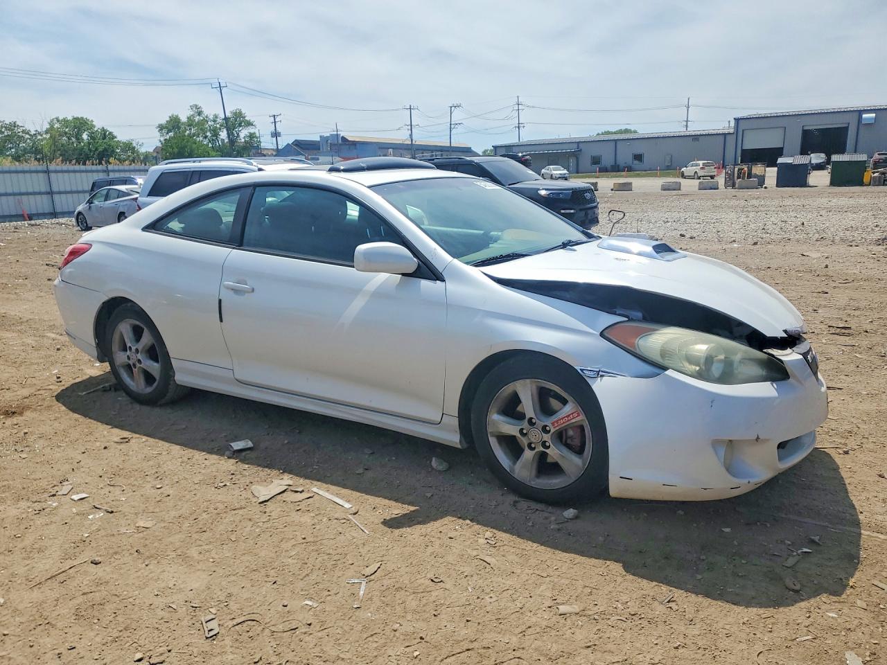 2006 Toyota Camry Solara Se Sport White vin: 4T1CE38P06U617929