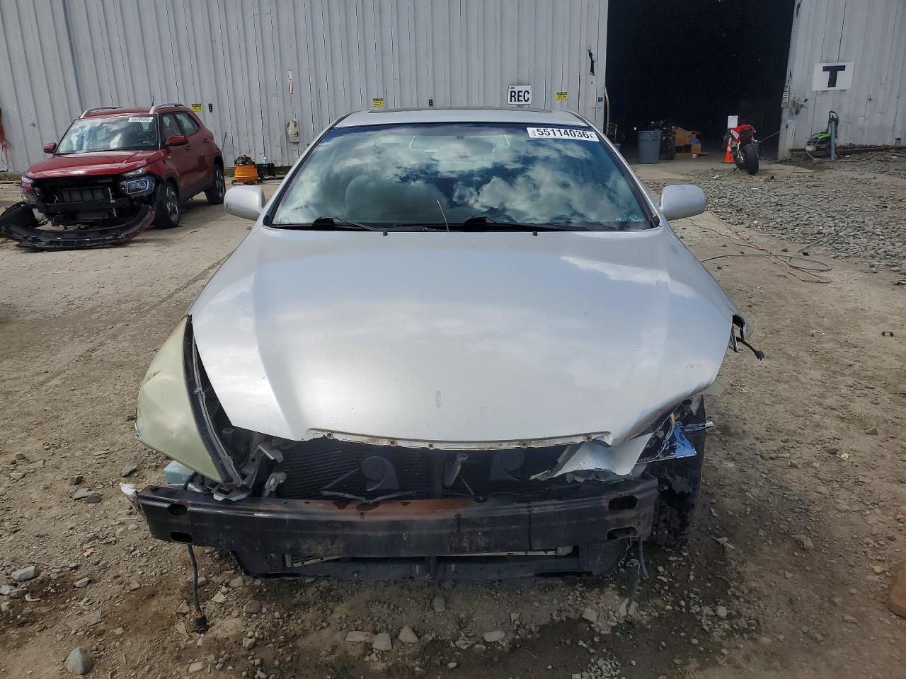 2004 Toyota Camry Solara Se Silver vin: 4T1CE38P14U802598