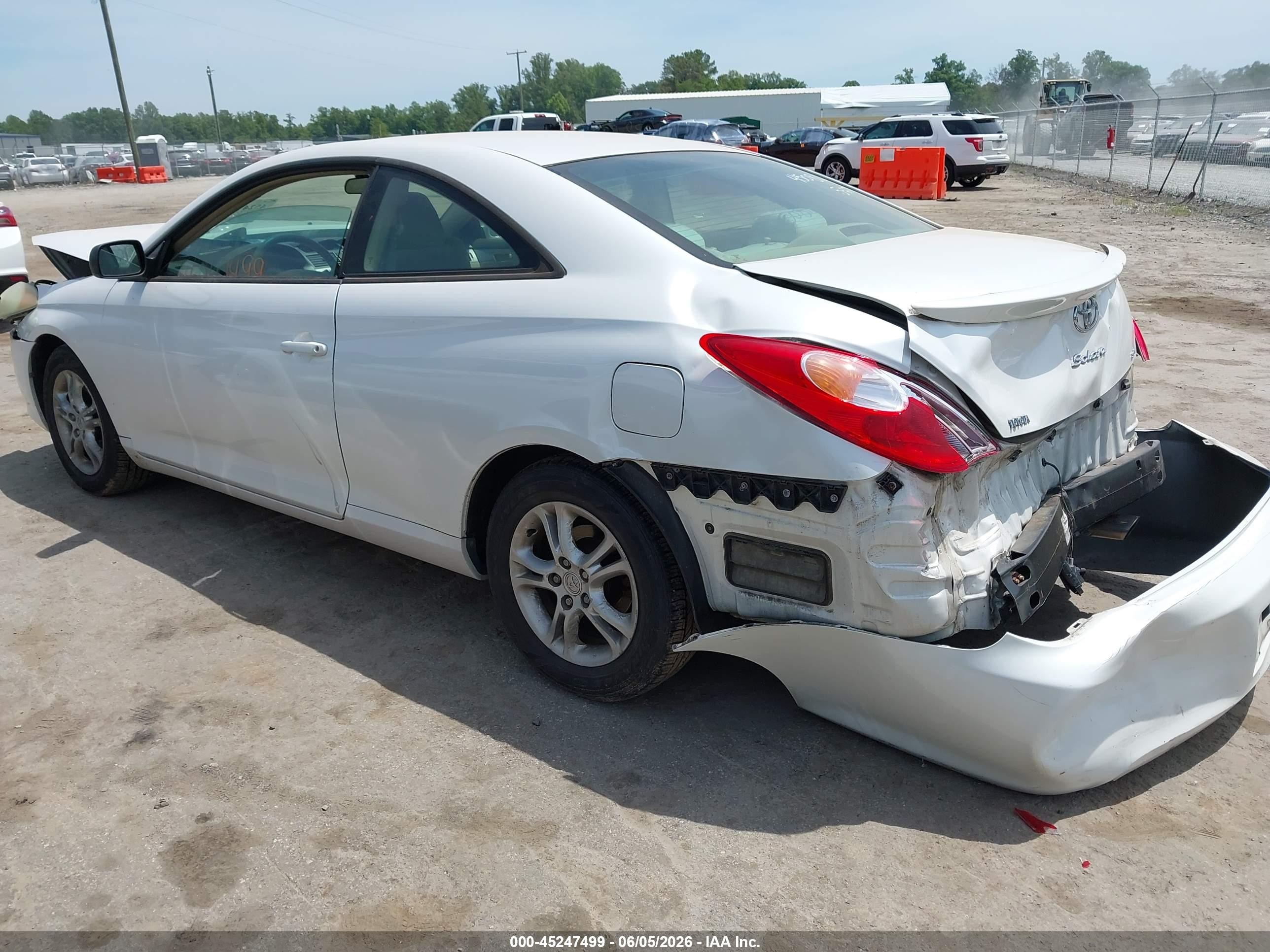 2005 Toyota Camry Solara Se White vin: 4T1CE38P15U955533