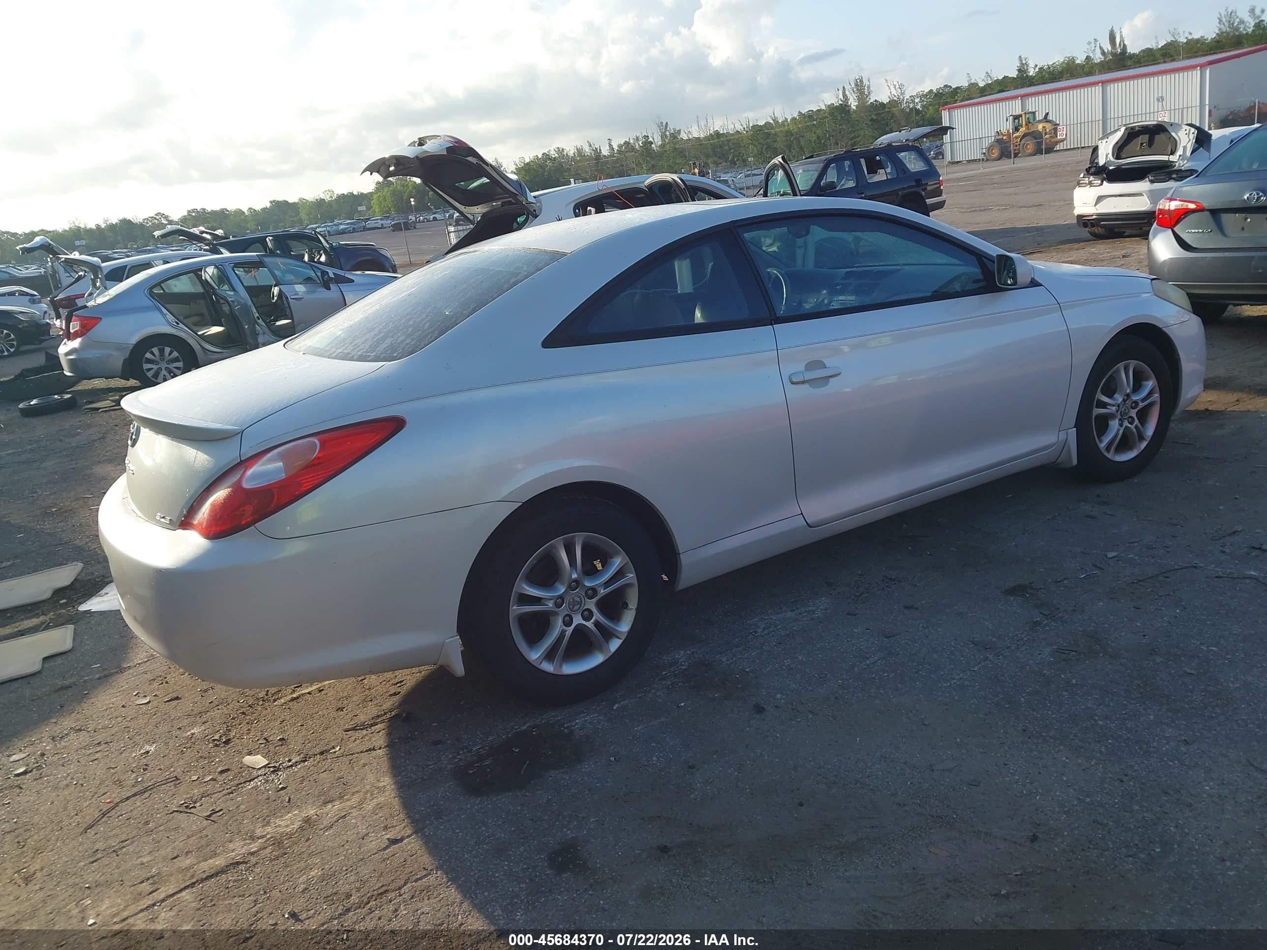 2006 Toyota Camry Solara Sle Белый vin: 4T1CE38P16U629281