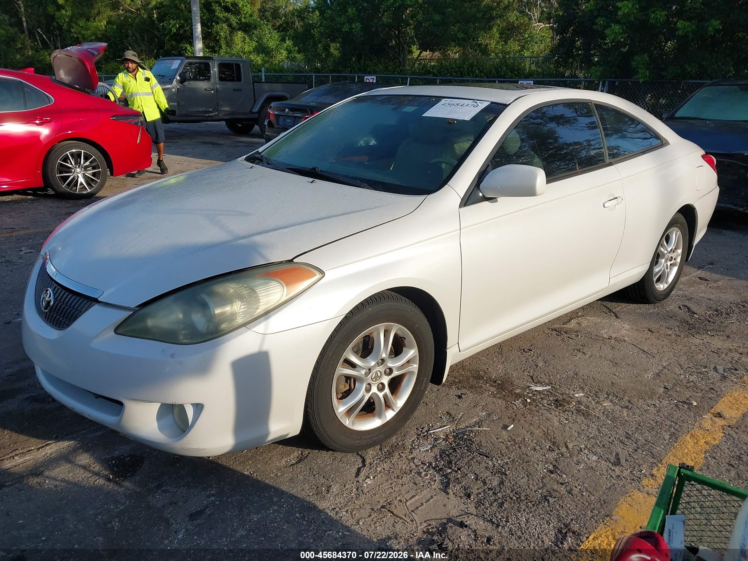 2006 Toyota Camry Solara Sle Белый vin: 4T1CE38P16U629281