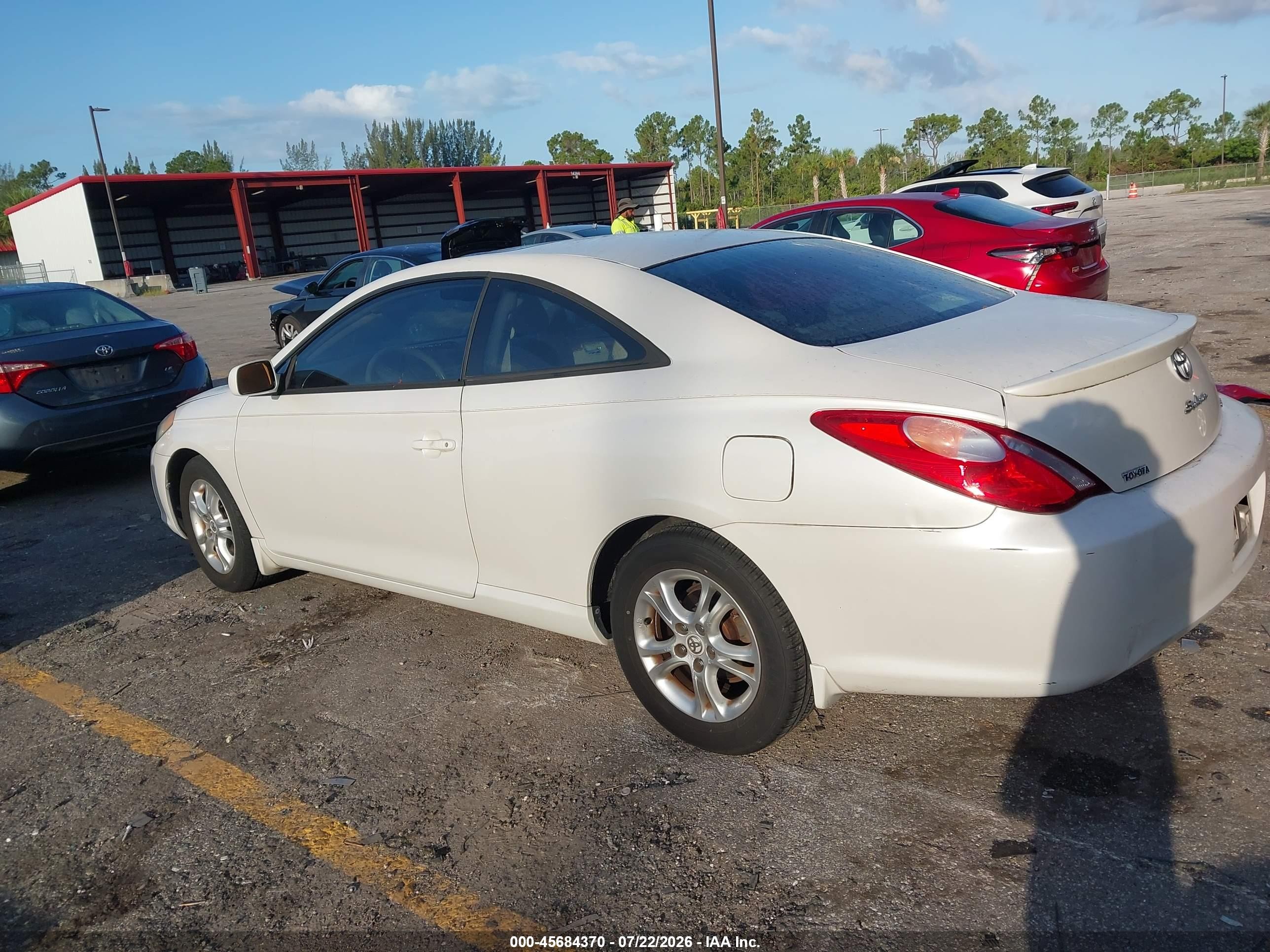 2006 Toyota Camry Solara Sle Белый vin: 4T1CE38P16U629281