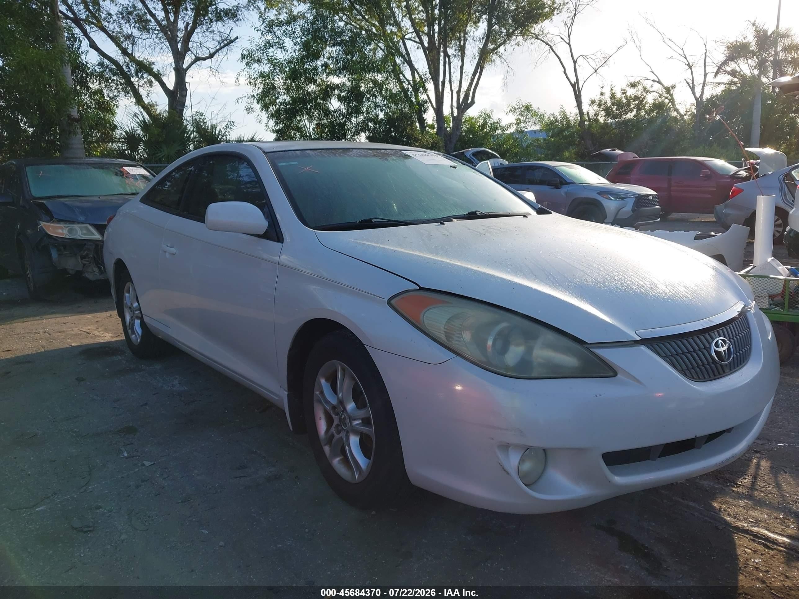 2006 Toyota Camry Solara Sle Белый vin: 4T1CE38P16U629281