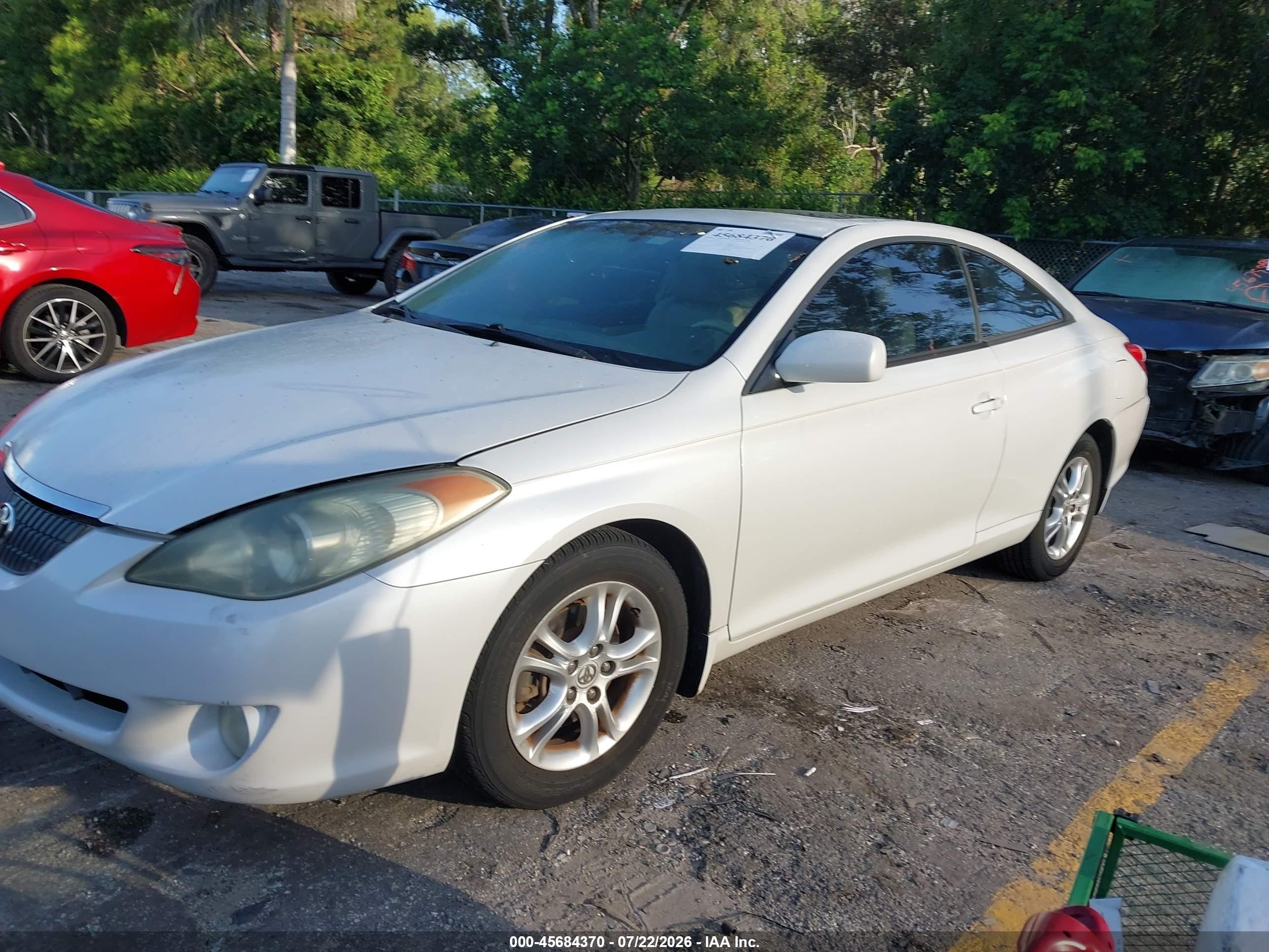 2006 Toyota Camry Solara Sle Белый vin: 4T1CE38P16U629281