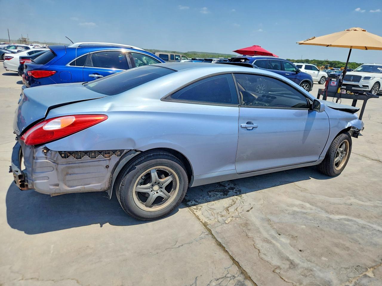 2004 Toyota Camry Solara Sle Blue vin: 4T1CE38P24U795046