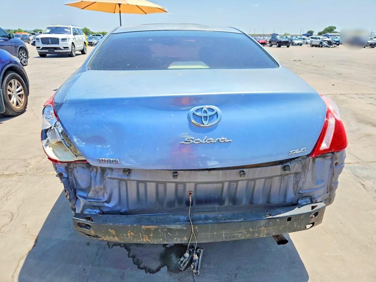 2004 Toyota Camry Solara Sle Blue vin: 4T1CE38P24U795046