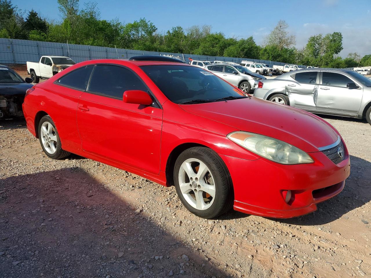 2004 Toyota Camry Solara Se Sport Red vin: 4T1CE38P24U835187