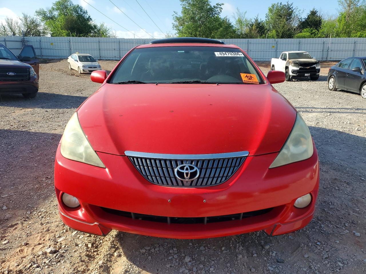 2004 Toyota Camry Solara Se Sport Red vin: 4T1CE38P24U835187
