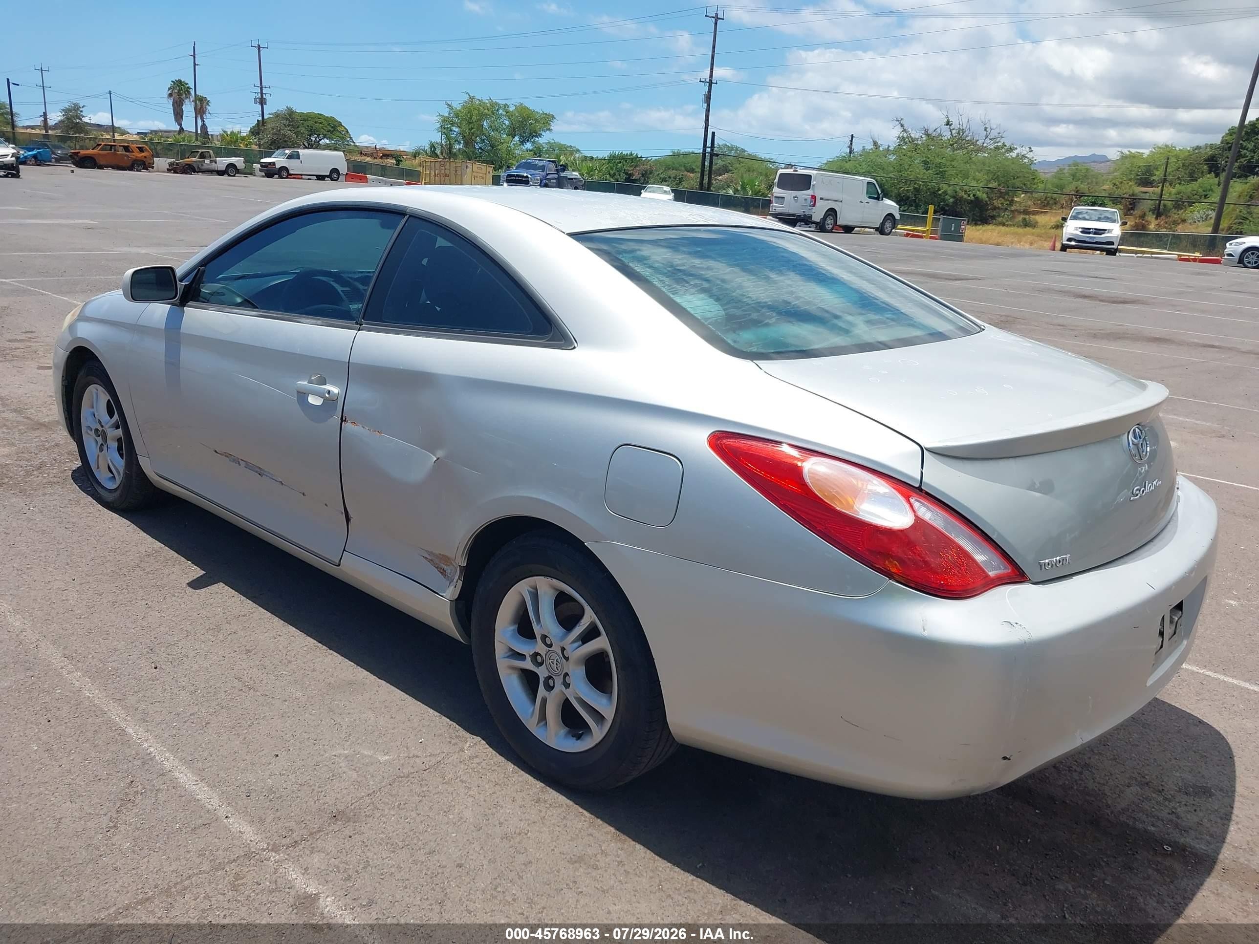2004 Toyota Camry Solara Se Silver vin: 4T1CE38P24U846030