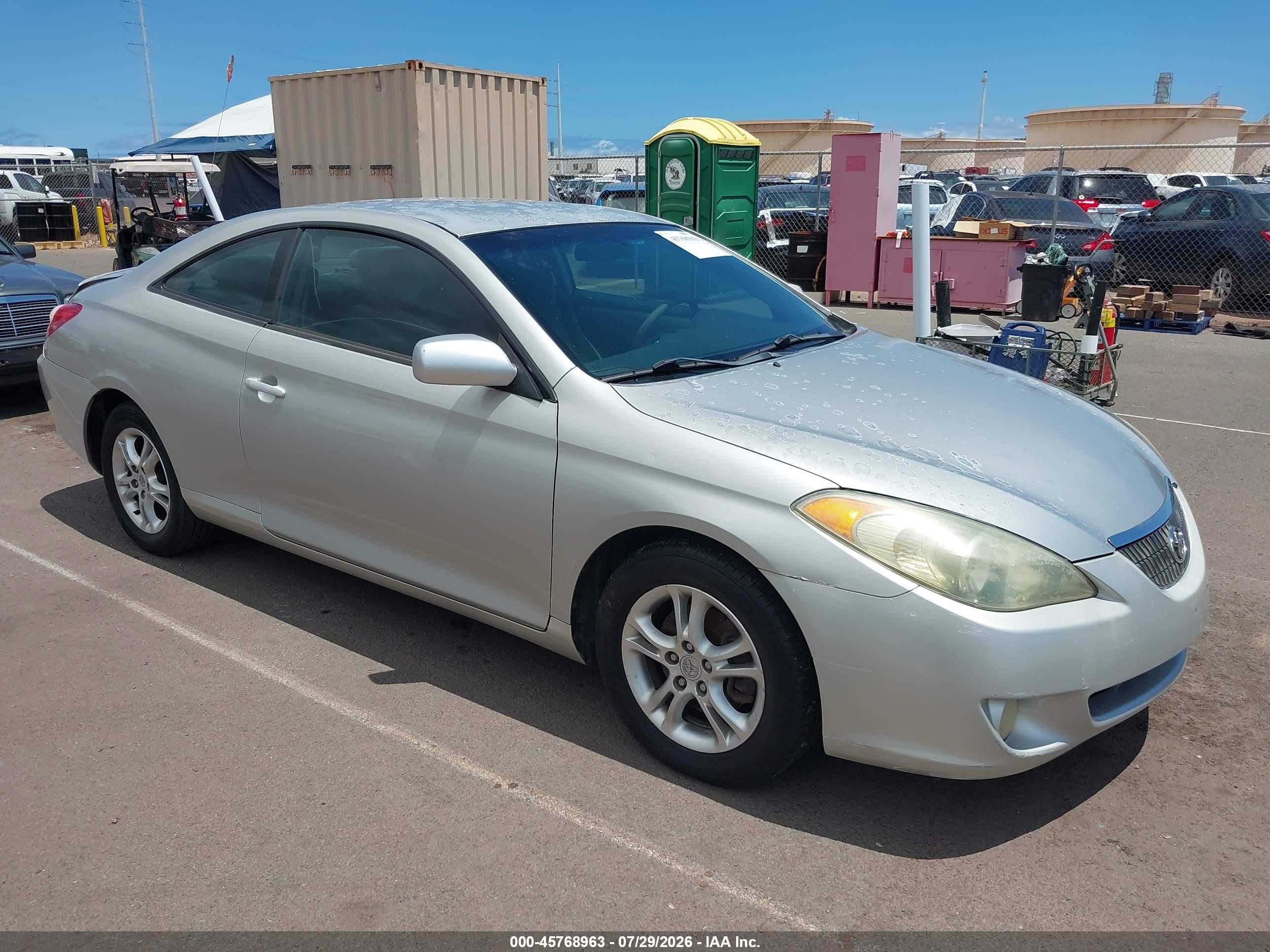2004 Toyota Camry Solara Se Silver vin: 4T1CE38P24U846030