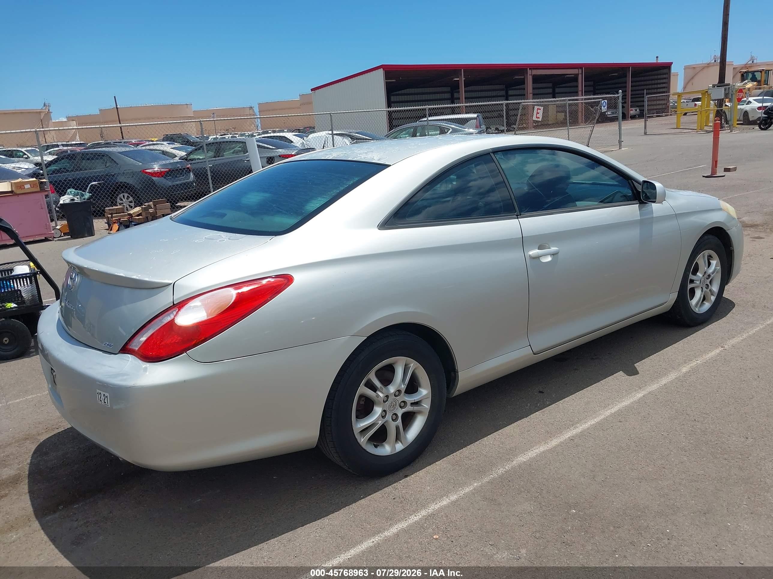 2004 Toyota Camry Solara Se Silver vin: 4T1CE38P24U846030