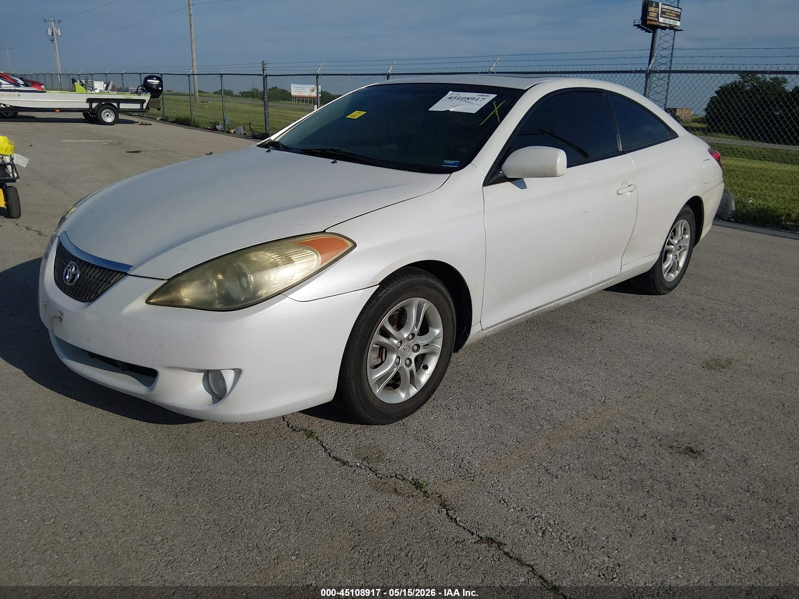 2006 Toyota Camry Solara Se White vin: 4T1CE38P26U741118