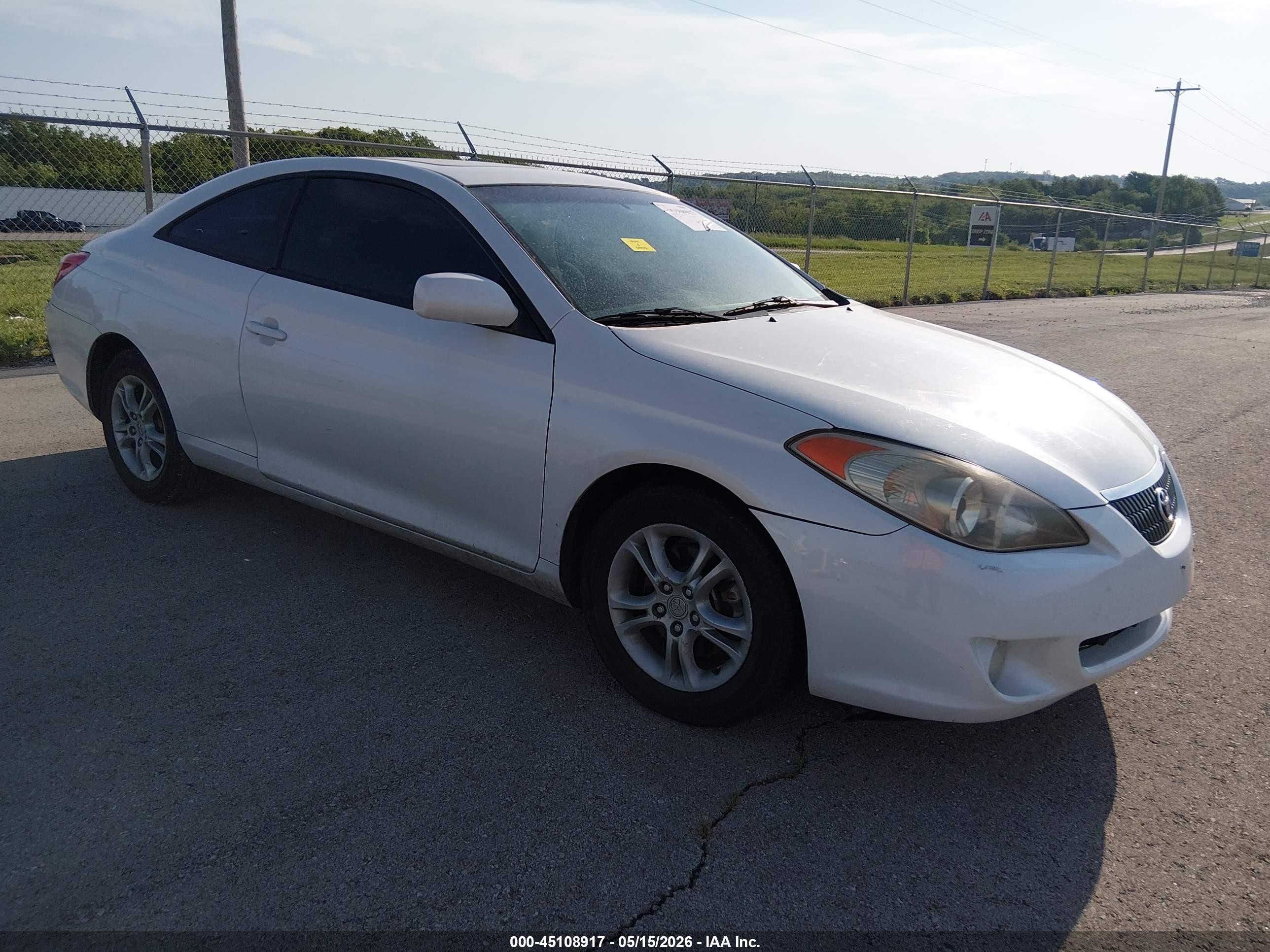 2006 Toyota Camry Solara Se Белый vin: 4T1CE38P26U741118