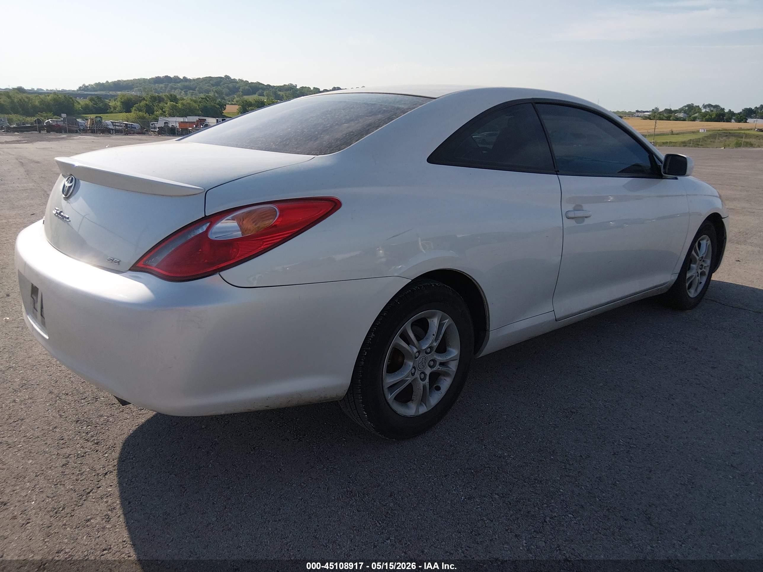 2006 Toyota Camry Solara Se White vin: 4T1CE38P26U741118