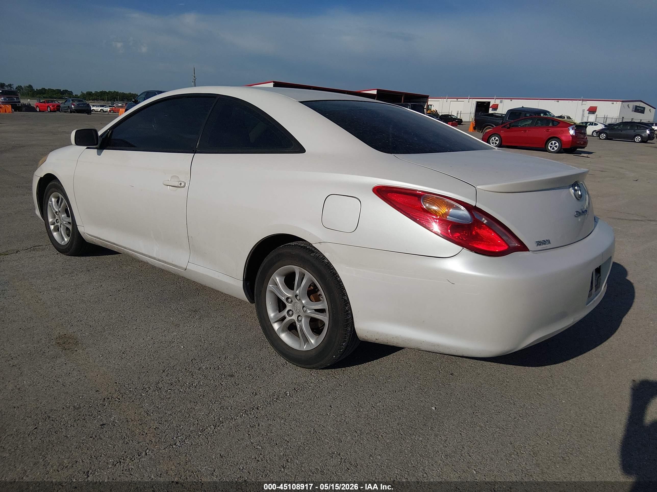 2006 Toyota Camry Solara Se White vin: 4T1CE38P26U741118
