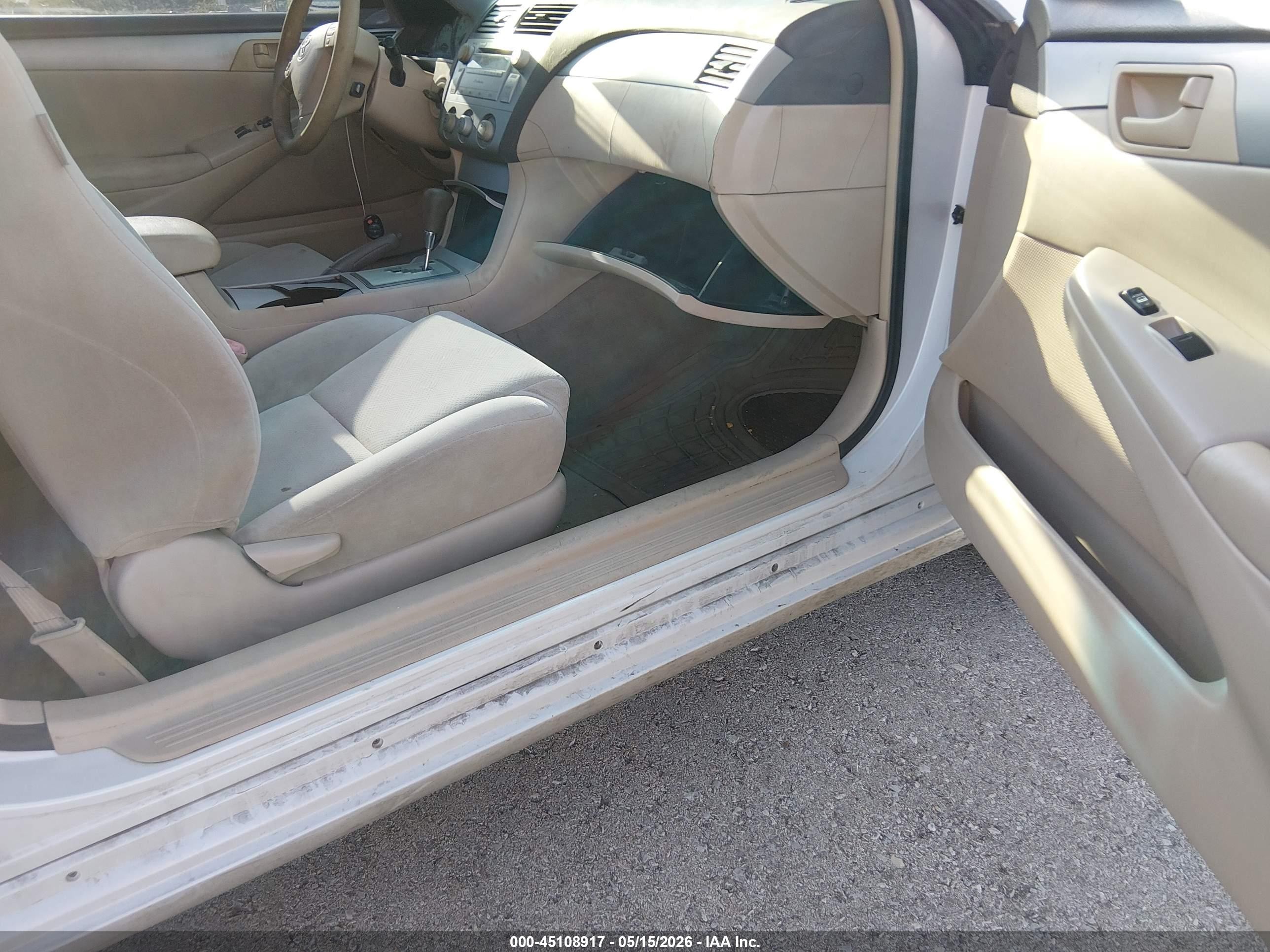 2006 Toyota Camry Solara Se White vin: 4T1CE38P26U741118