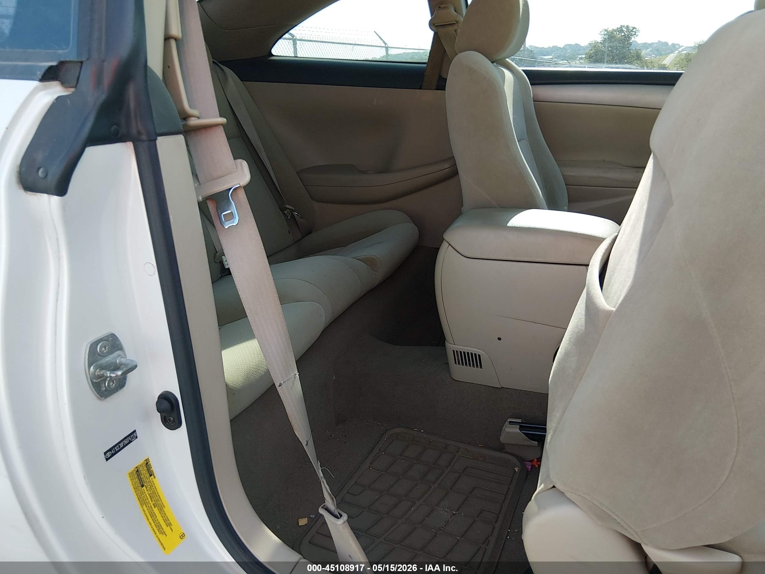 2006 Toyota Camry Solara Se White vin: 4T1CE38P26U741118