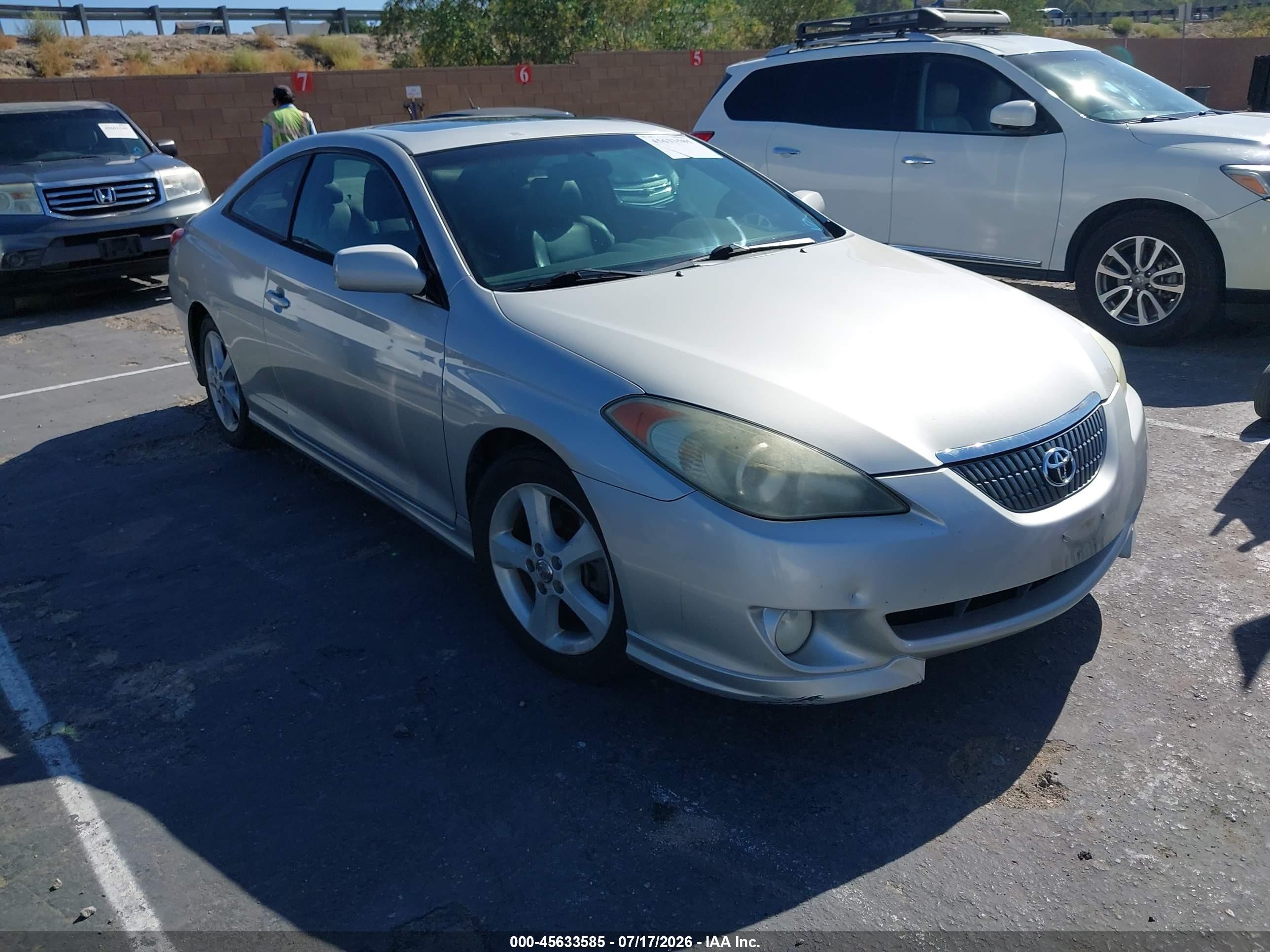 2006 Toyota Camry Solara Se Sport Silver vin: 4T1CE38P36U583808