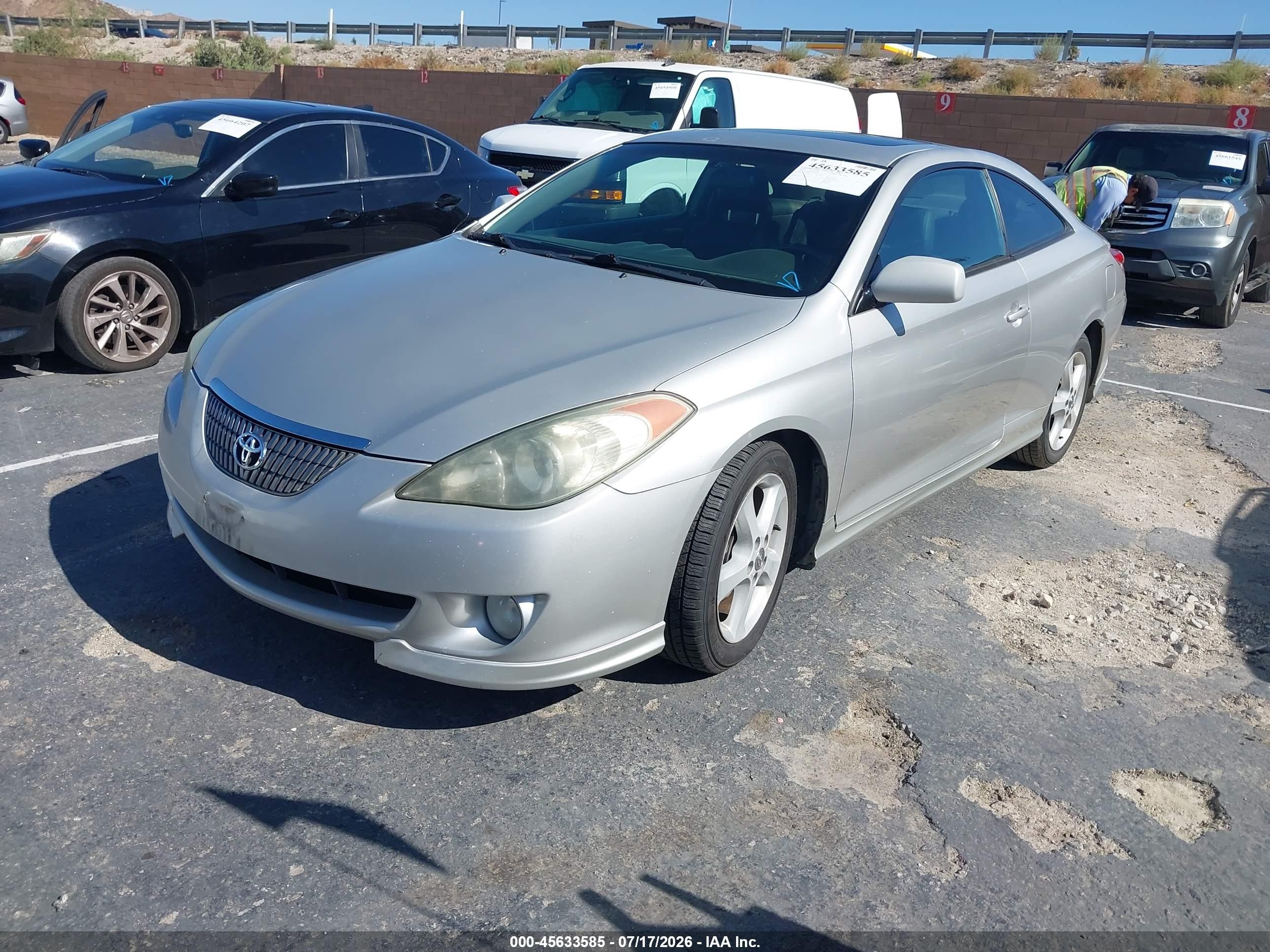 2006 Toyota Camry Solara Se Sport Silver vin: 4T1CE38P36U583808