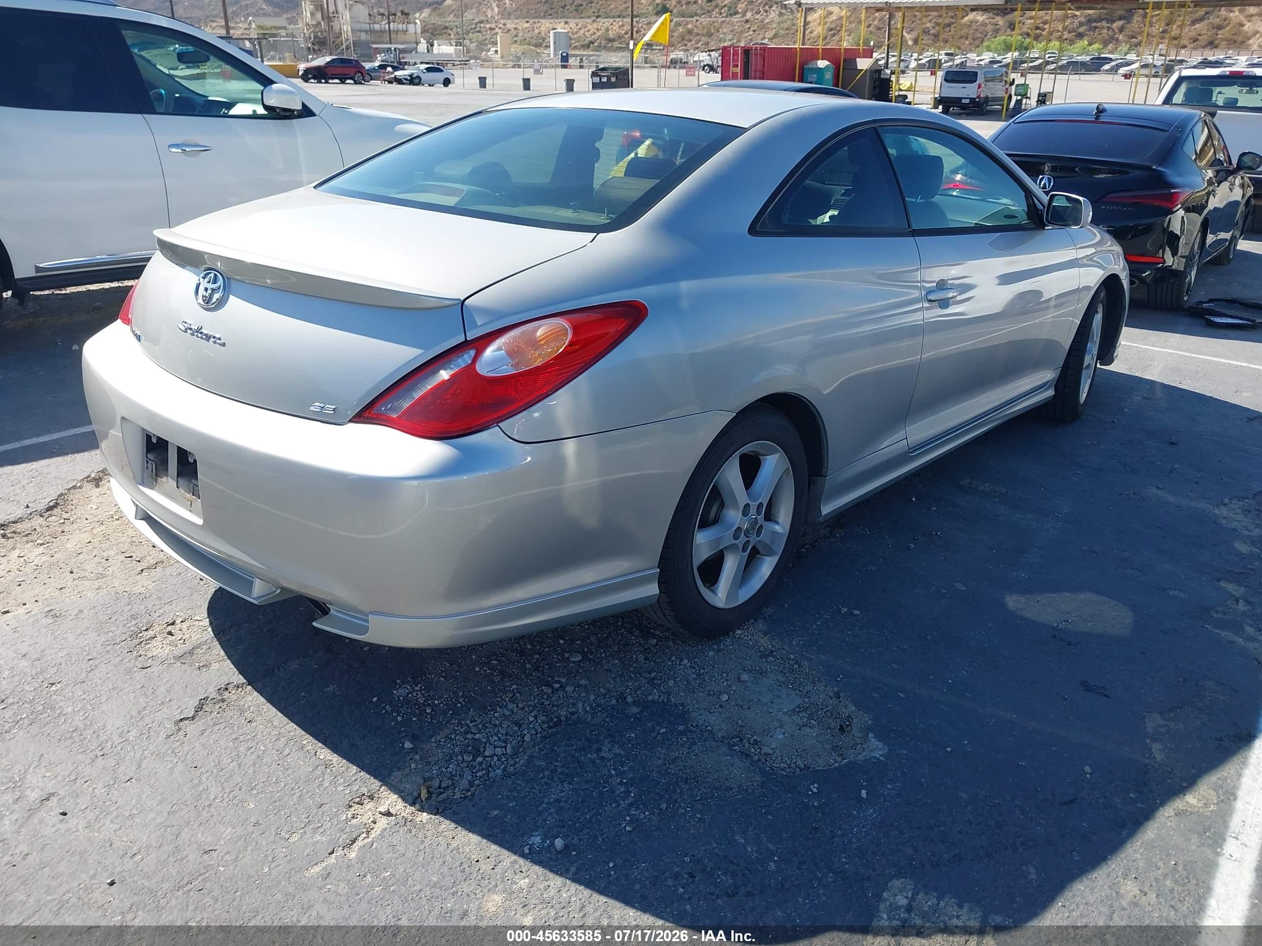 2006 Toyota Camry Solara Se Sport Silver vin: 4T1CE38P36U583808