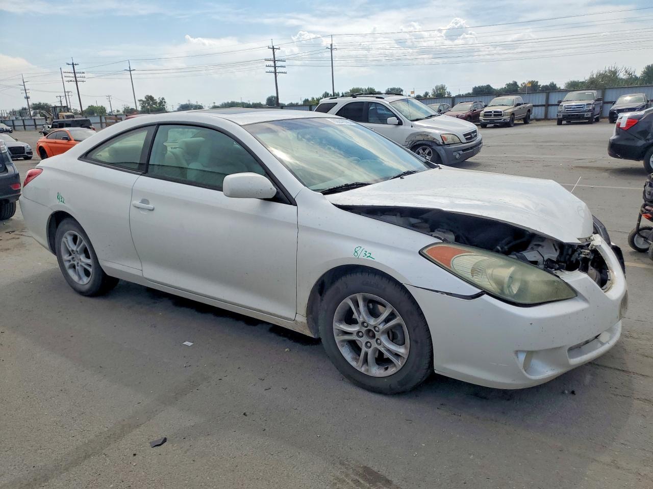 2004 Toyota Camry Solara Sle Белый vin: 4T1CE38P44U831013