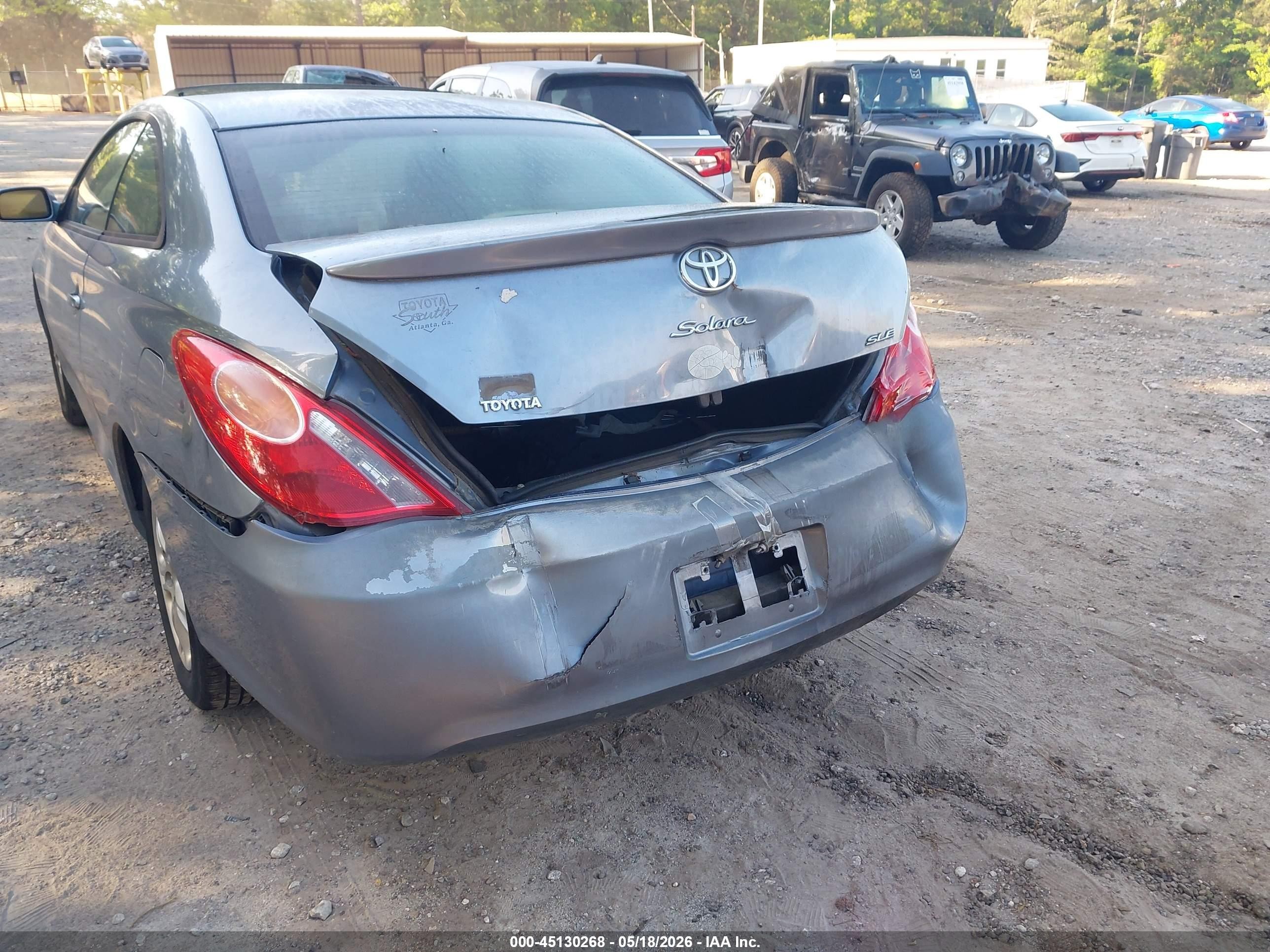 2004 Toyota Camry Solara Sle Blue vin: 4T1CE38P44U846868