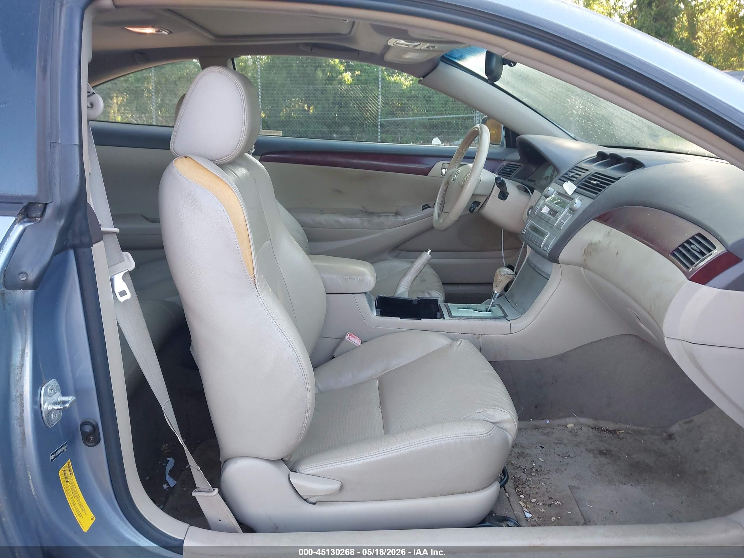 2004 Toyota Camry Solara Sle Blue vin: 4T1CE38P44U846868