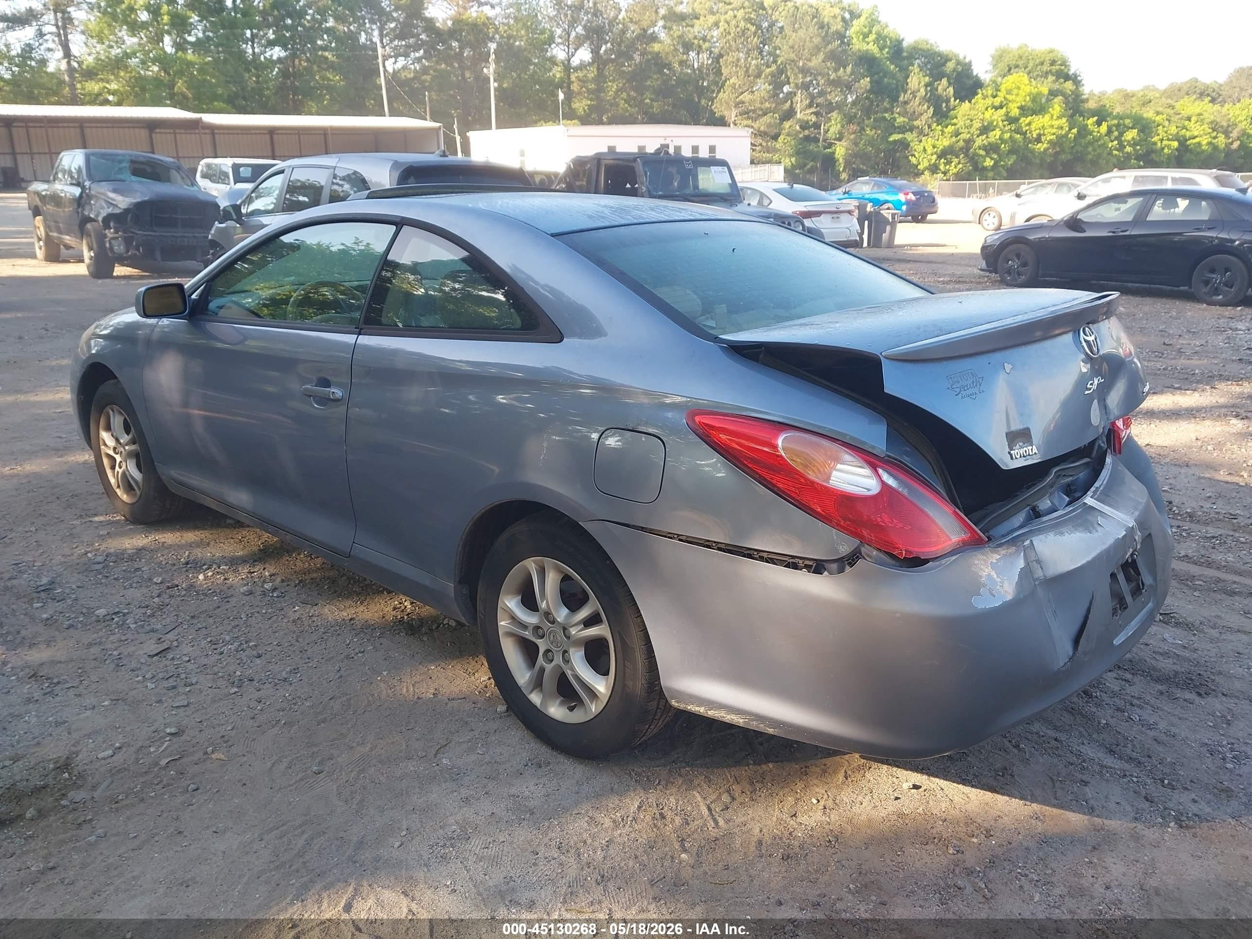 2004 Toyota Camry Solara Sle Blue vin: 4T1CE38P44U846868