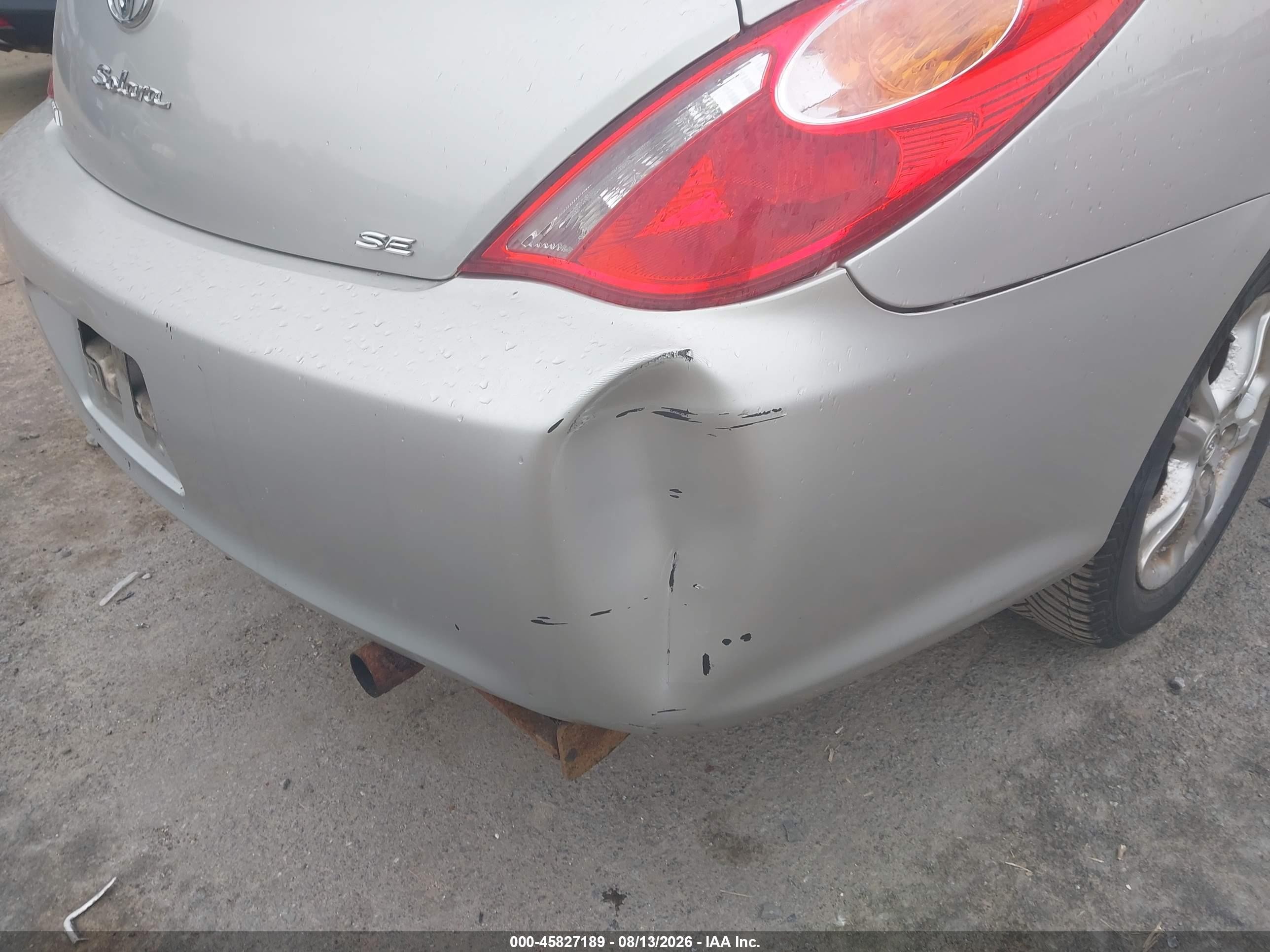 2005 Toyota Camry Solara Se Silver vin: 4T1CE38P55U516576