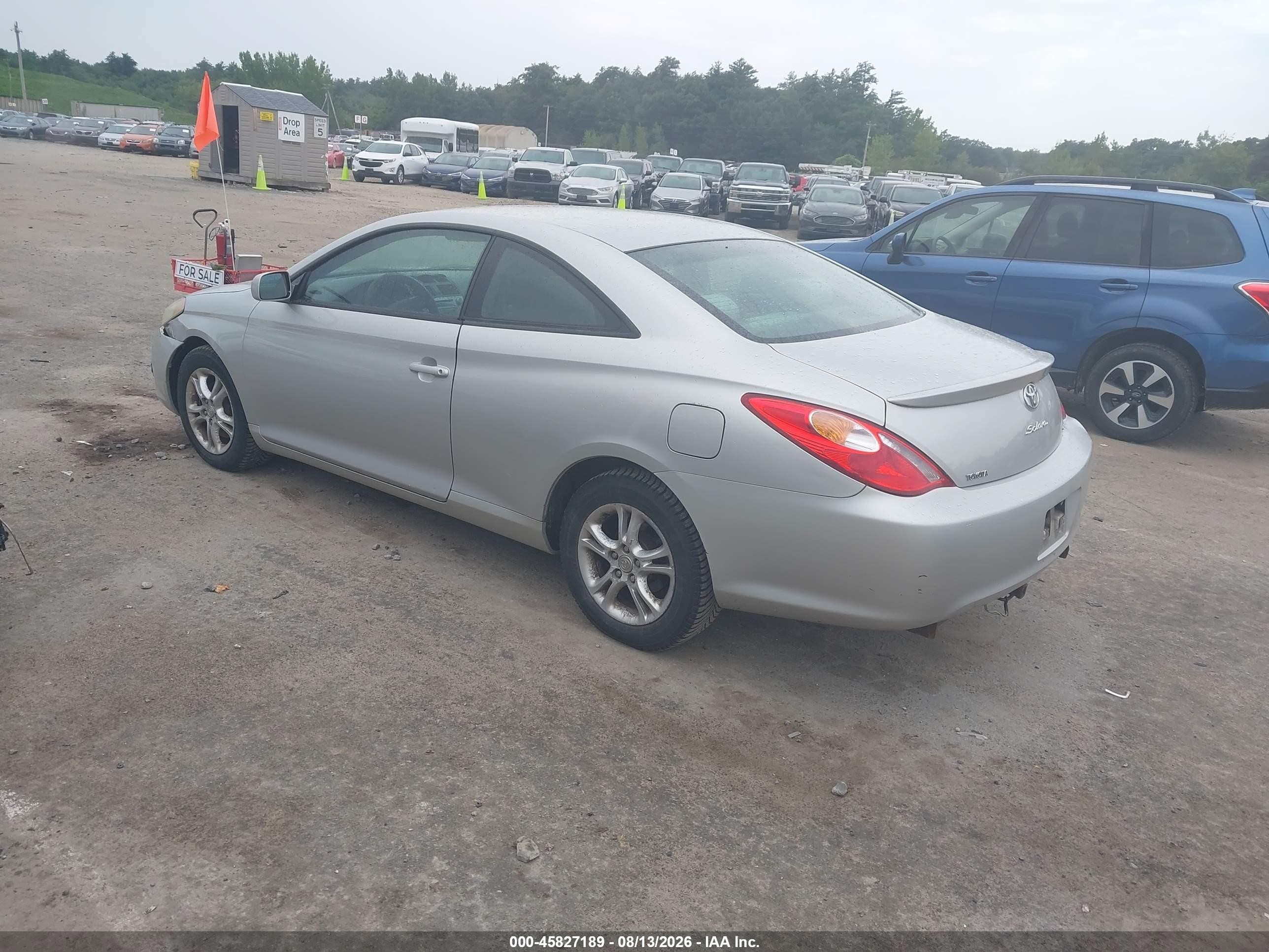 2005 Toyota Camry Solara Se Silver vin: 4T1CE38P55U516576