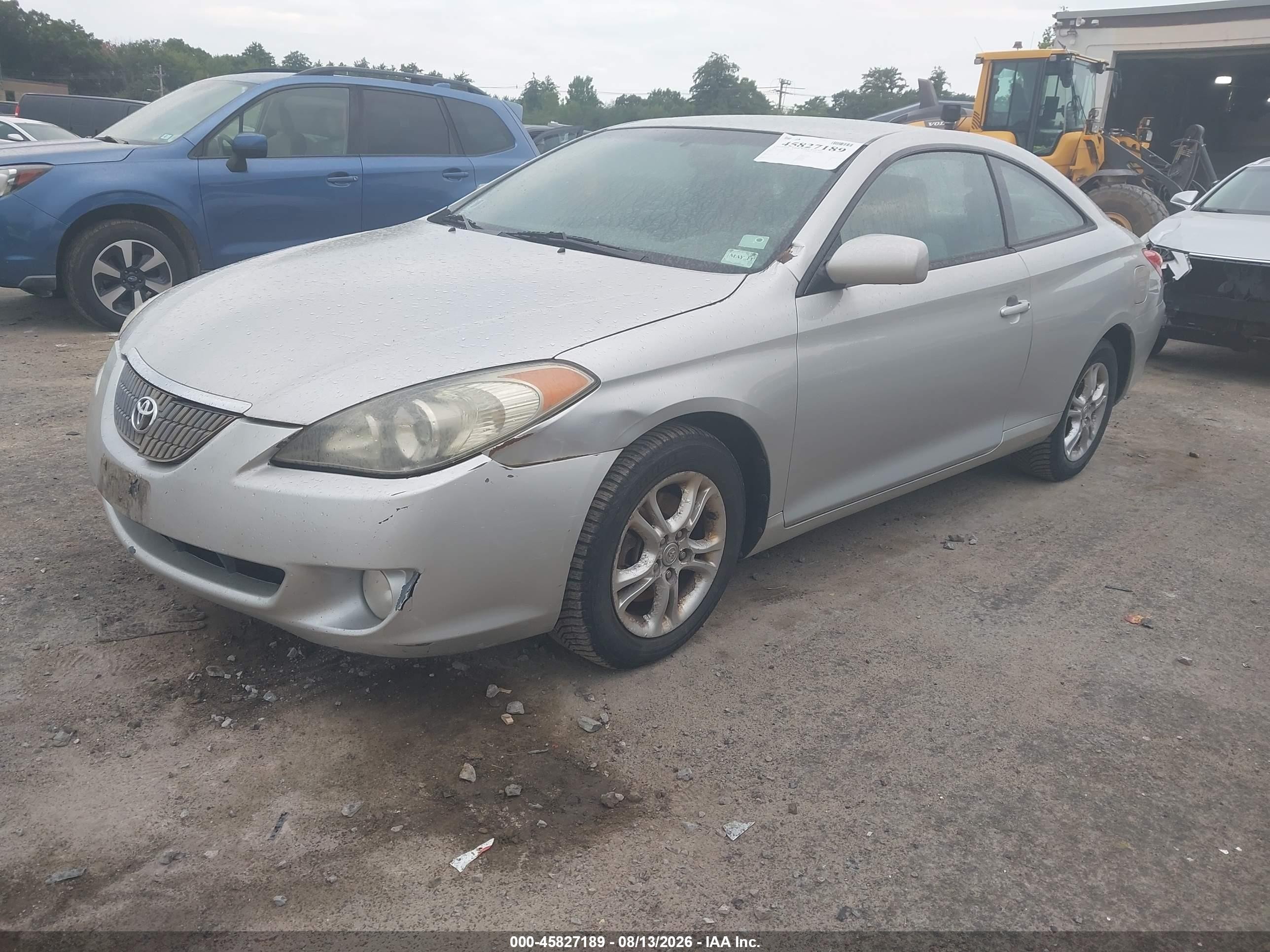 2005 Toyota Camry Solara Se Silver vin: 4T1CE38P55U516576